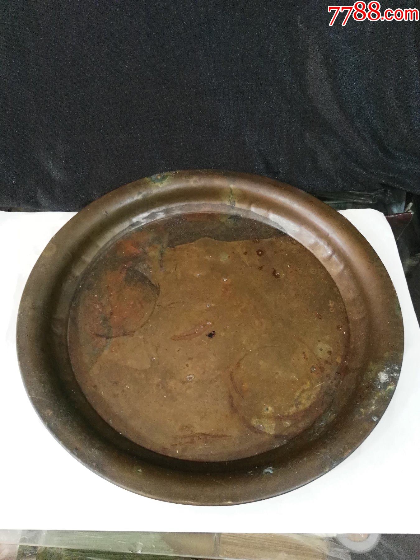 民国铜茶盘一个