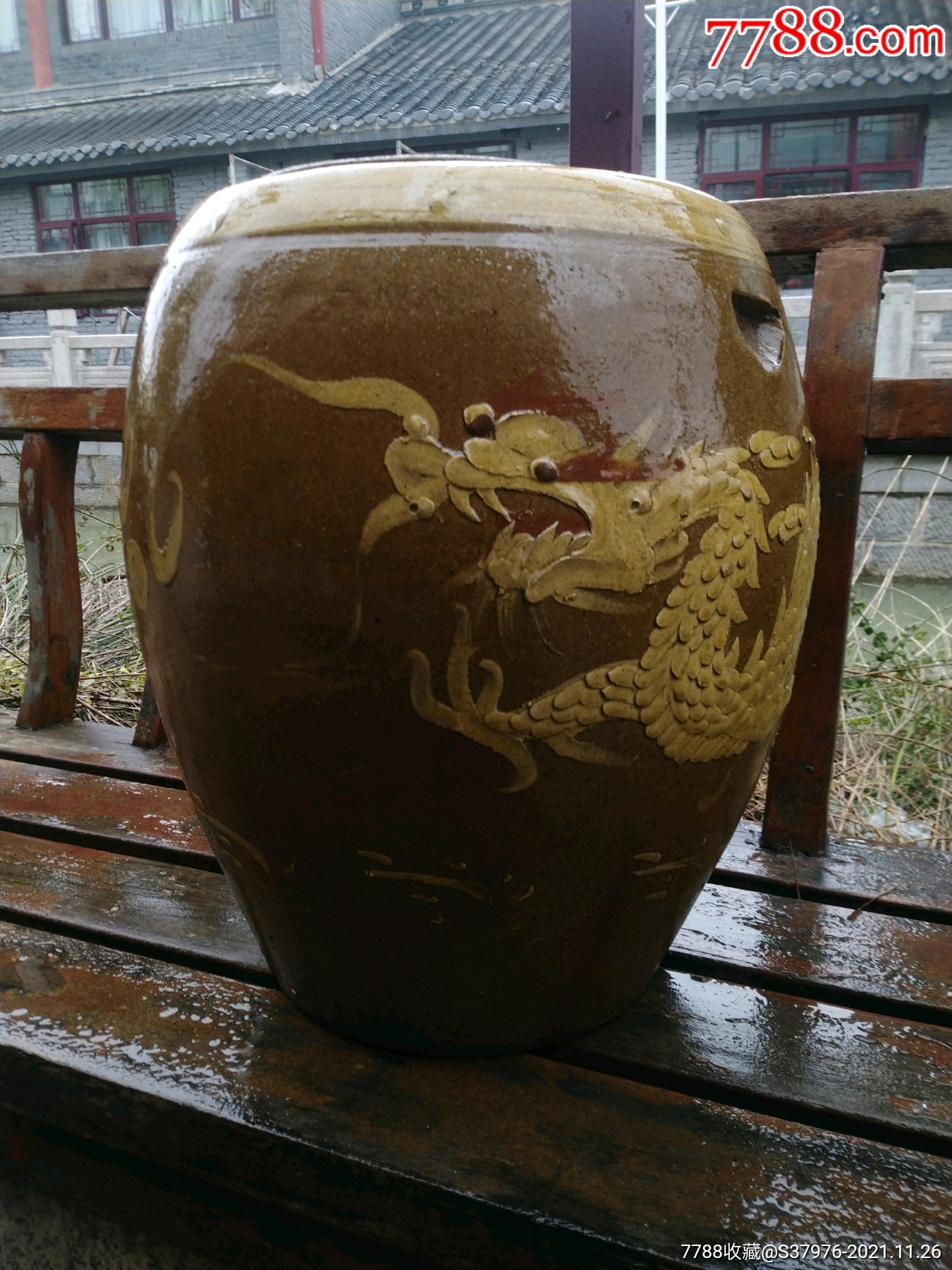 紫砂缸鼓凳缸