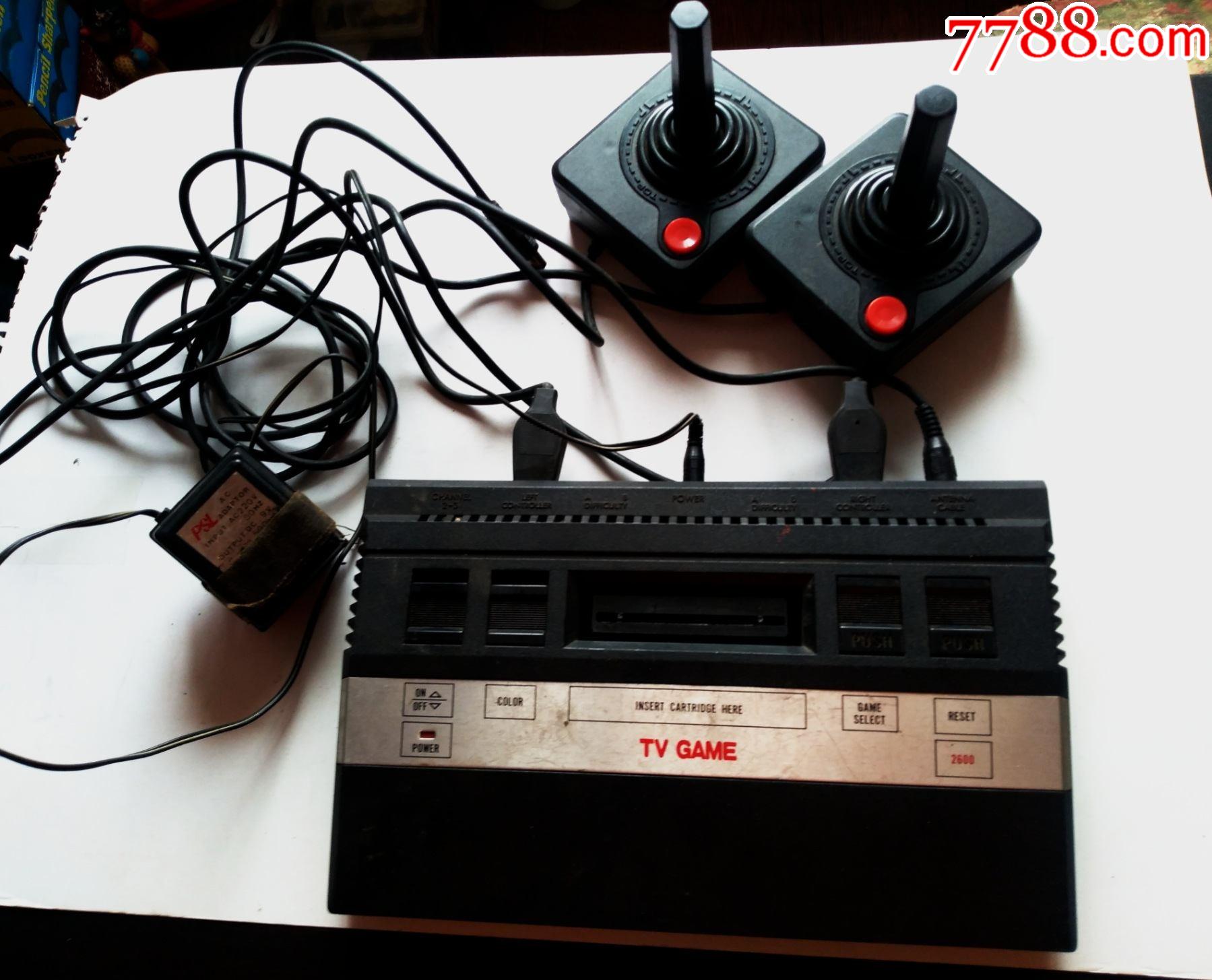 八十年代老款游戏机摇把游戏机早期的非常稀少外观保存不错点图可放大