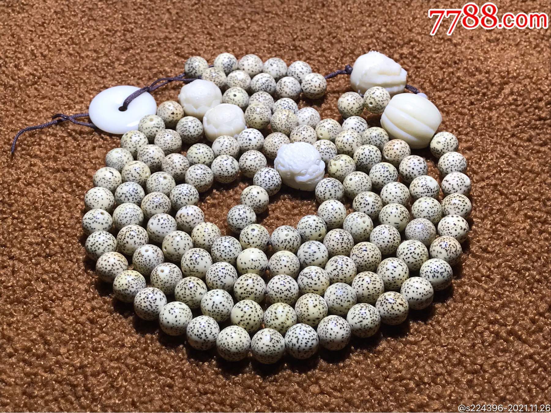 11mm星月菩提108圆珠手串