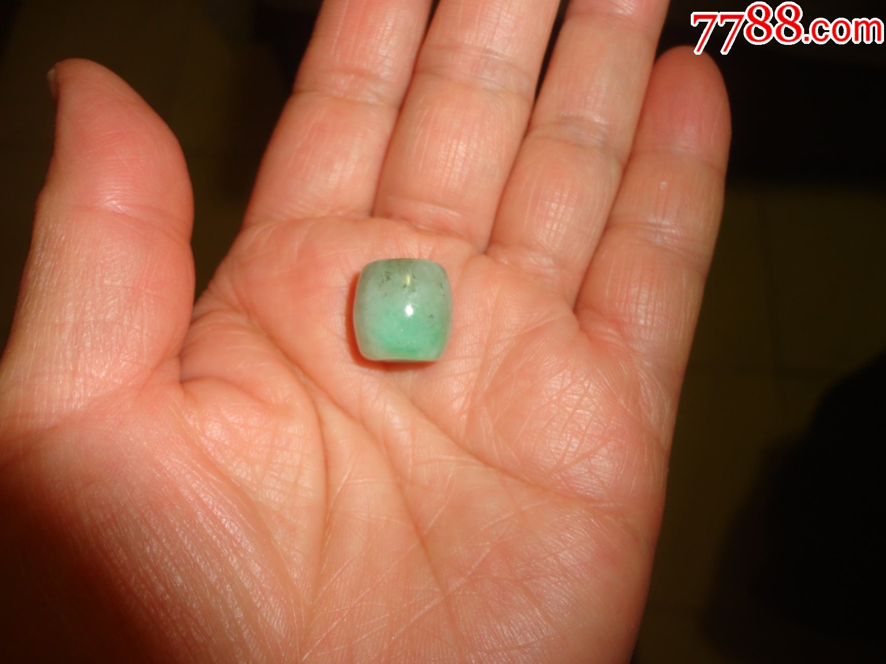 天然a翡翠珠子转运珠