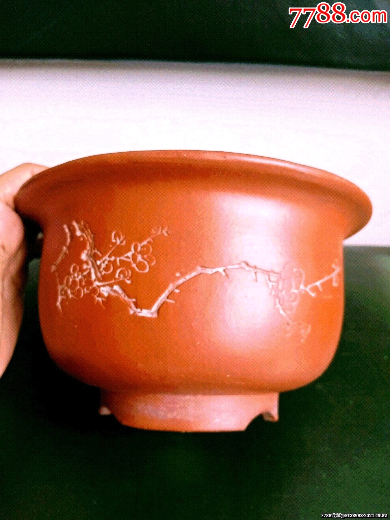 缶工刻林娟款花盆_其他紫砂_第2张_7788陶器收藏