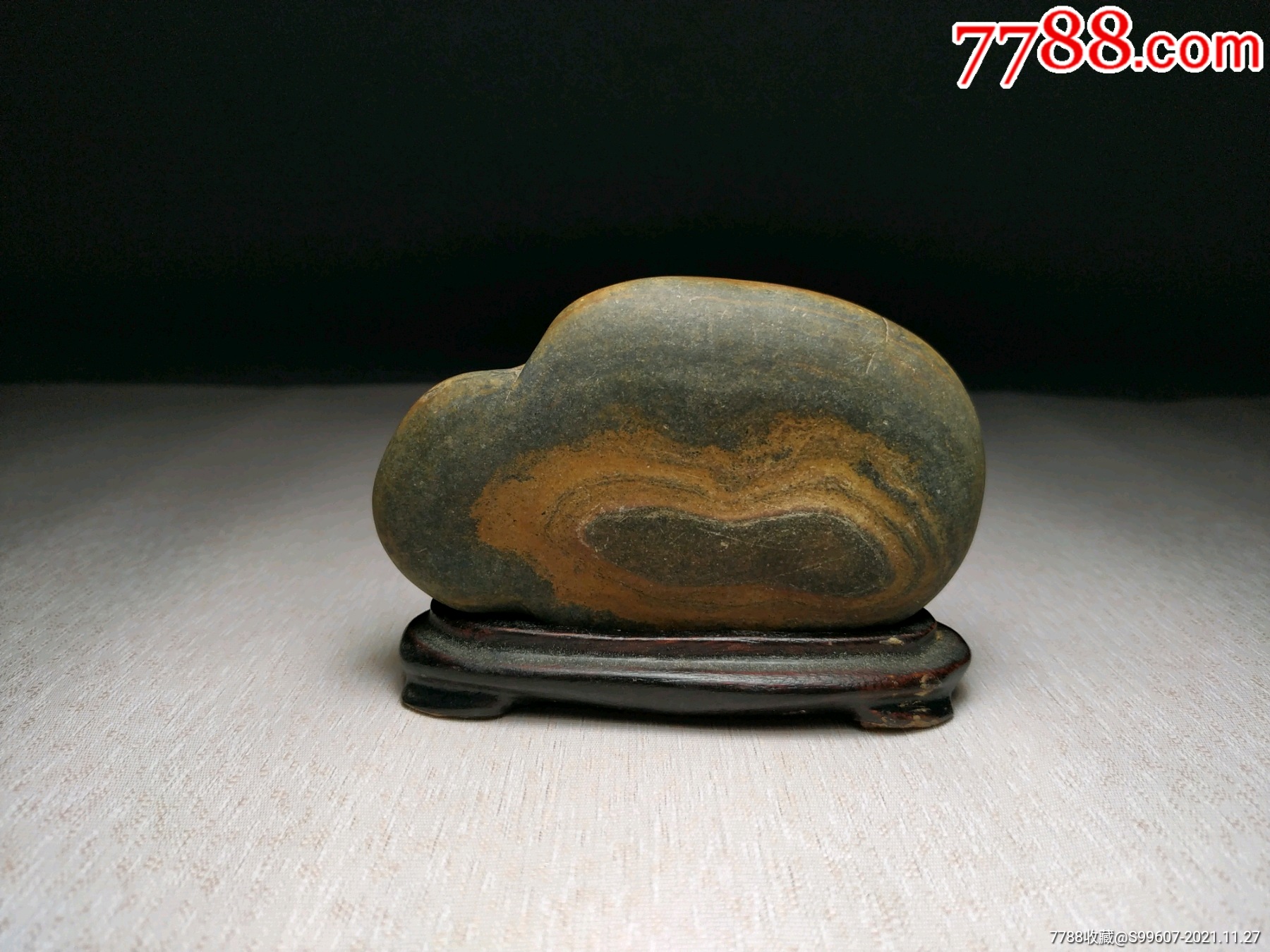 石头摆件天然奇石捡石头老摆件古董古玩老物件