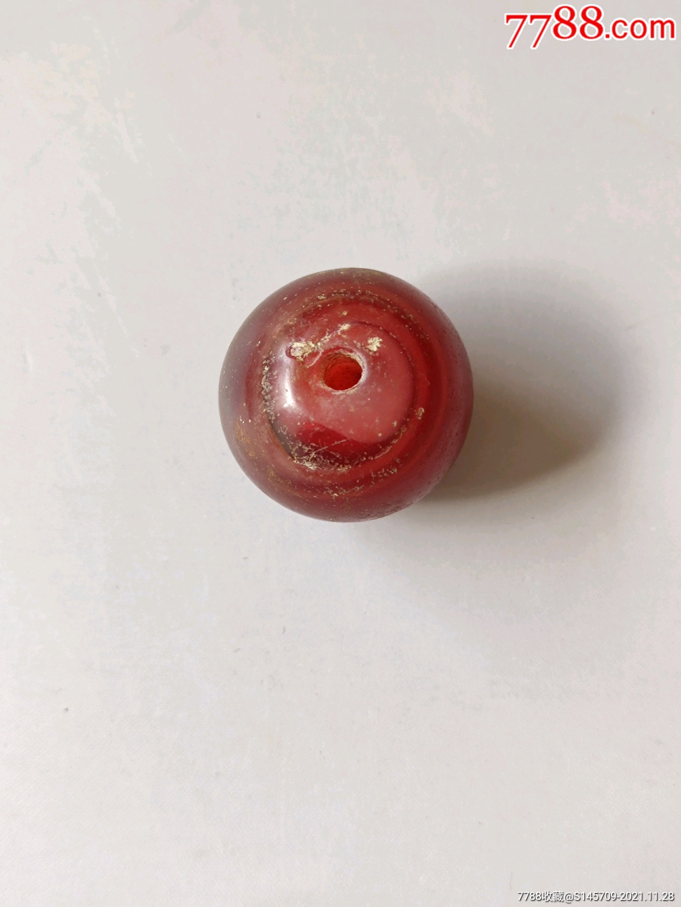 清代琉璃朝珠喜欢的不要错过细节如图