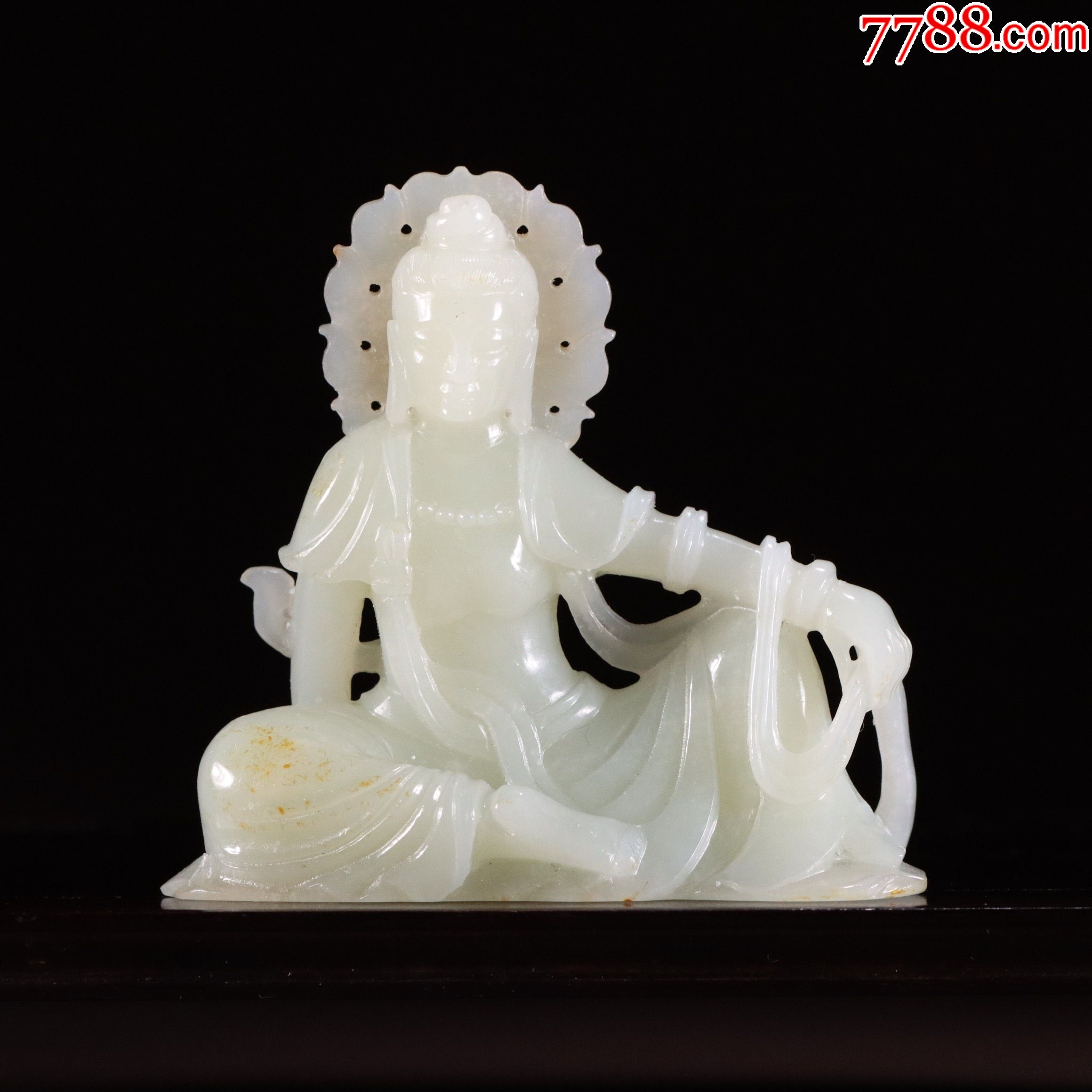 和田玉自在观音