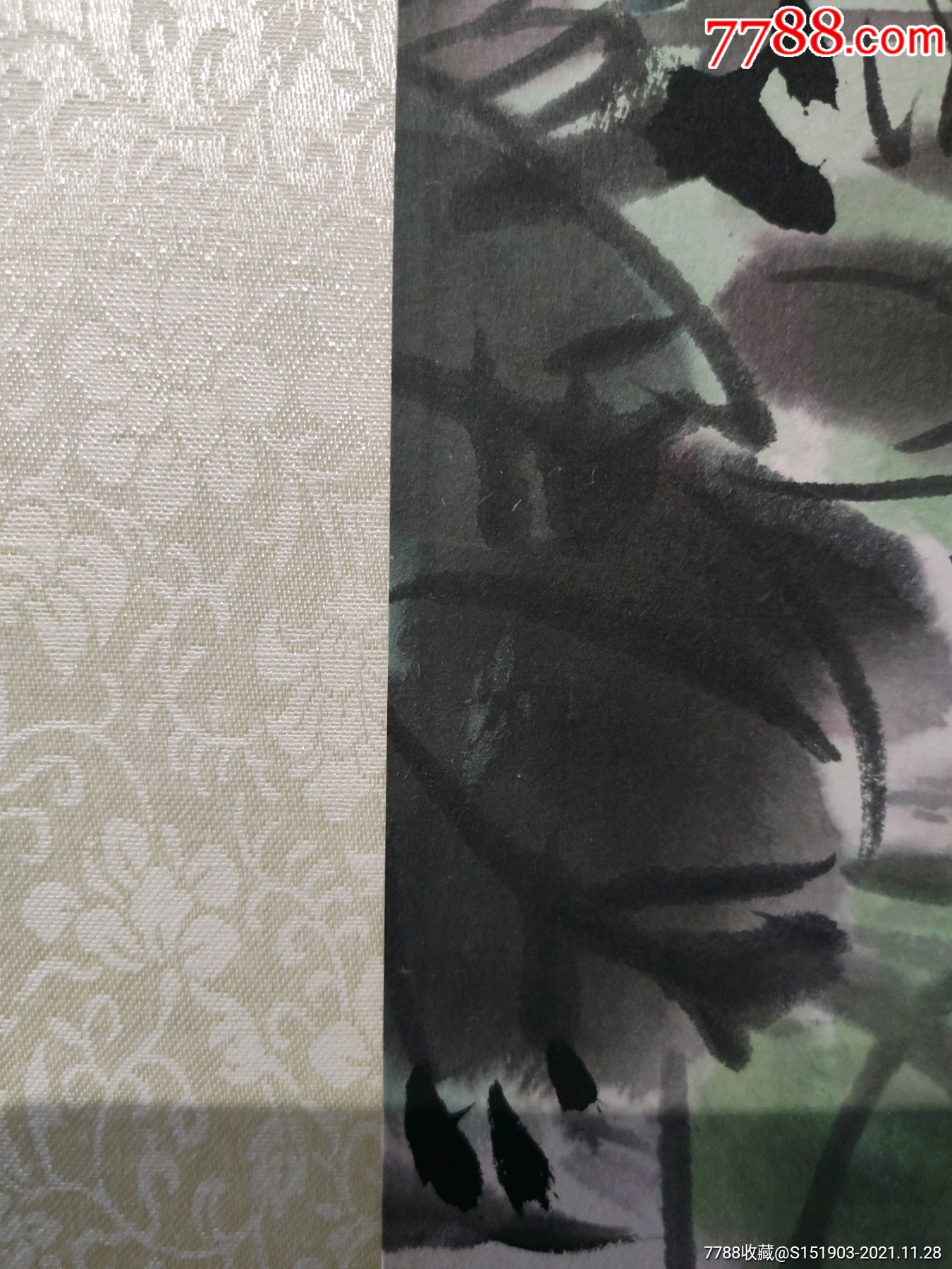 李馨李金冬牡丹66 68cm画心160 80轴_花鸟国画原作_严氏雅玩画廊