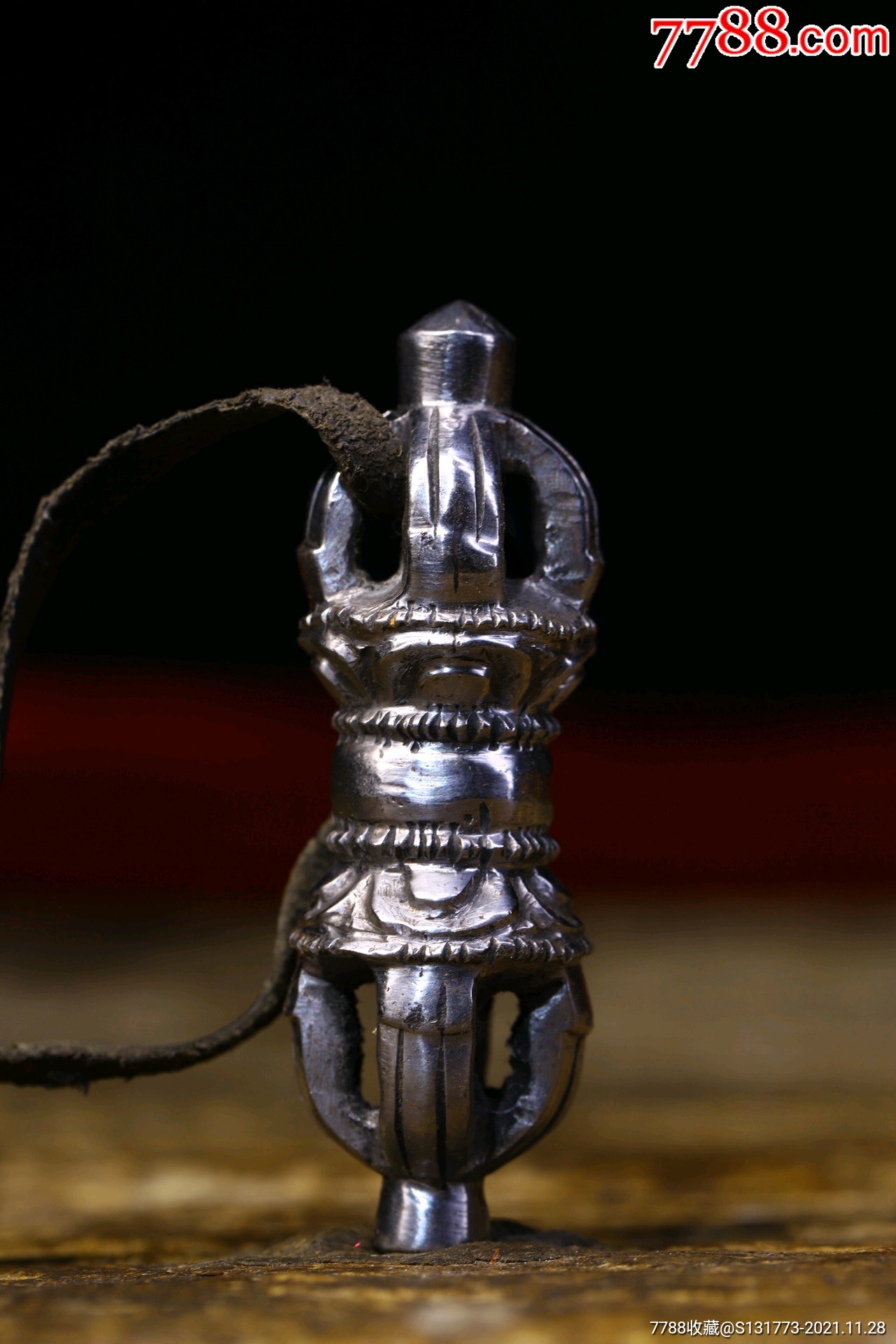 天铁金刚杵吊坠天铁纯手工雕刻錾刻吊坠法器高58㎝直径18㎝重约50