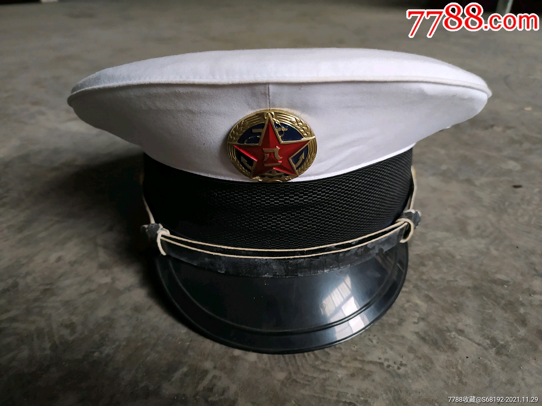 85式海军大檐帽图片