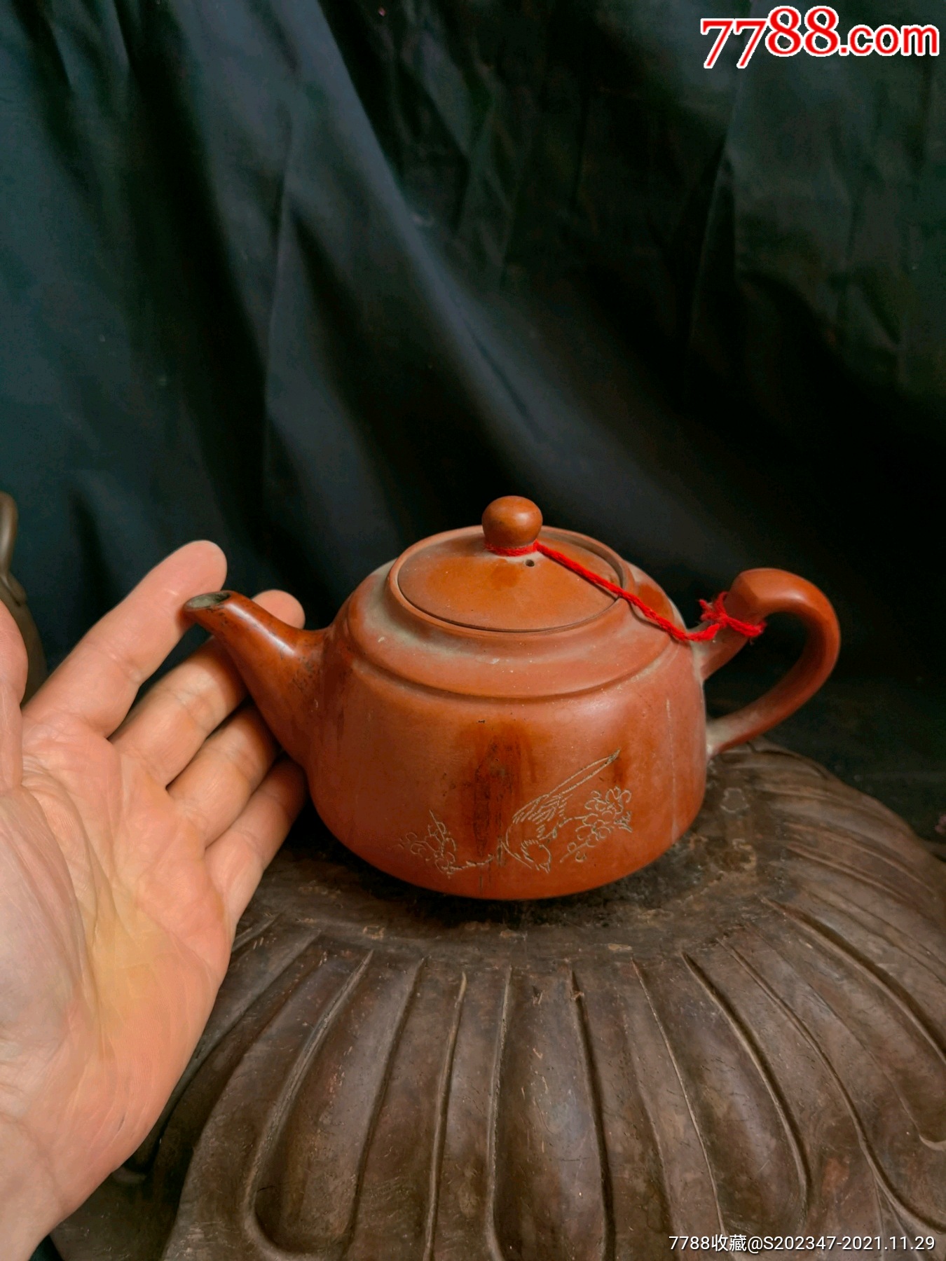 广西钦州坭兴陶茶壶高115全美品相非常完整漂亮