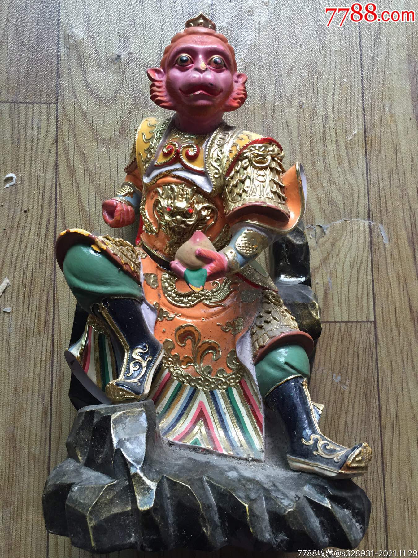 孙悟空带款神像很有分量品如图