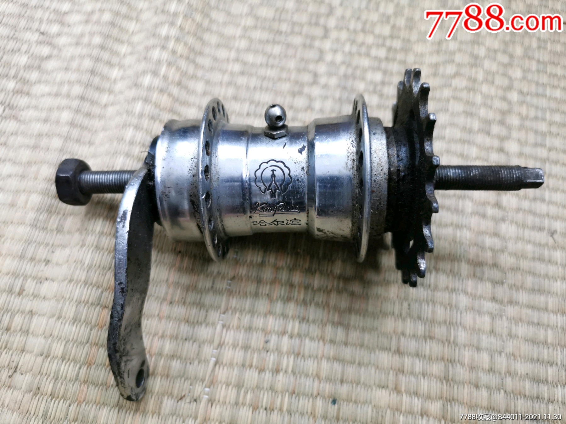 大金鹿二八自行车大头闸74年脚闸齿轮老自行车配件