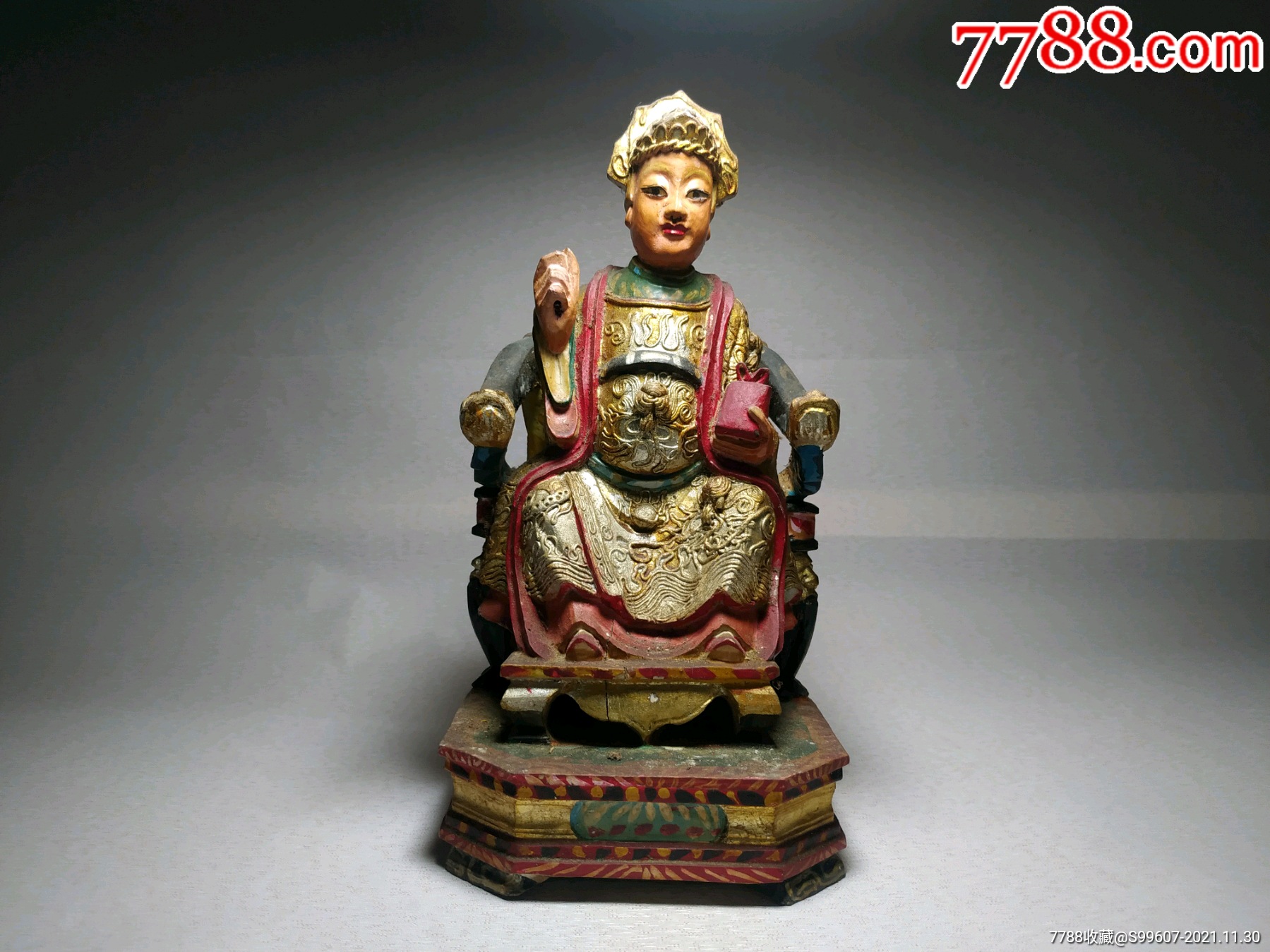 妈祖老佛像老木雕老佛像