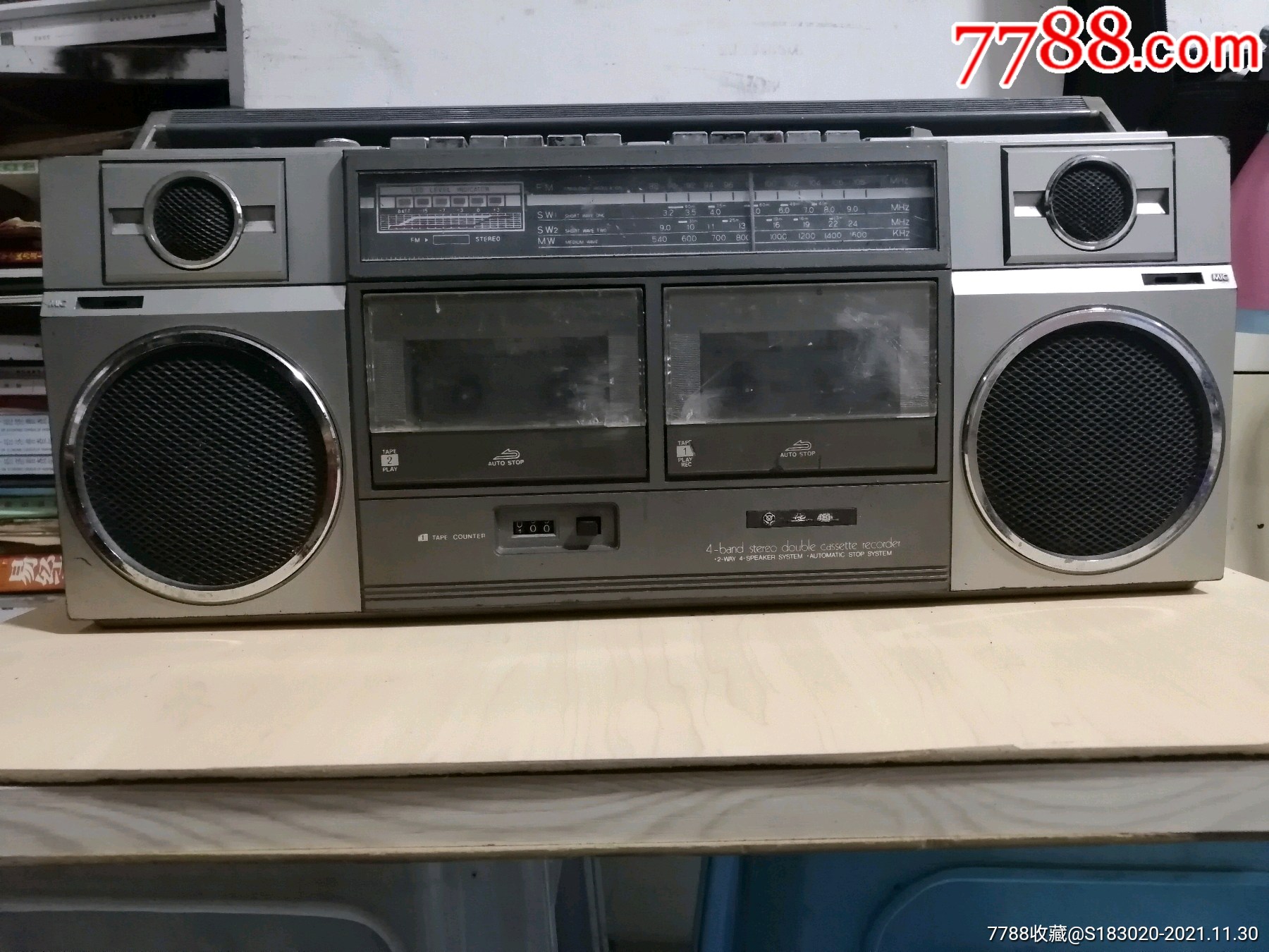 《华燕》sly-8822四波段立体声双卡收录机_收音机_图片欣赏_收藏价格_