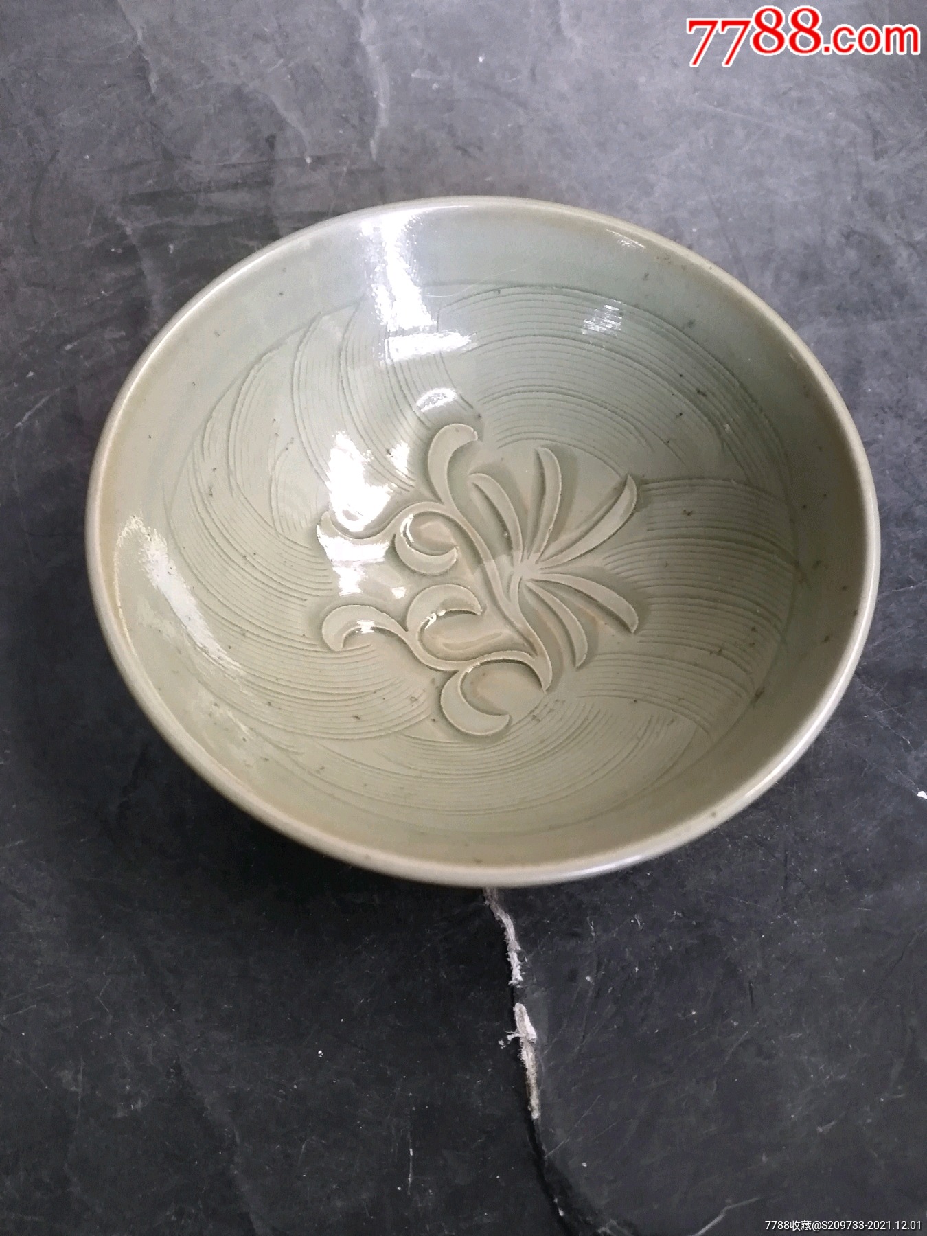 耀州窑刻花碗