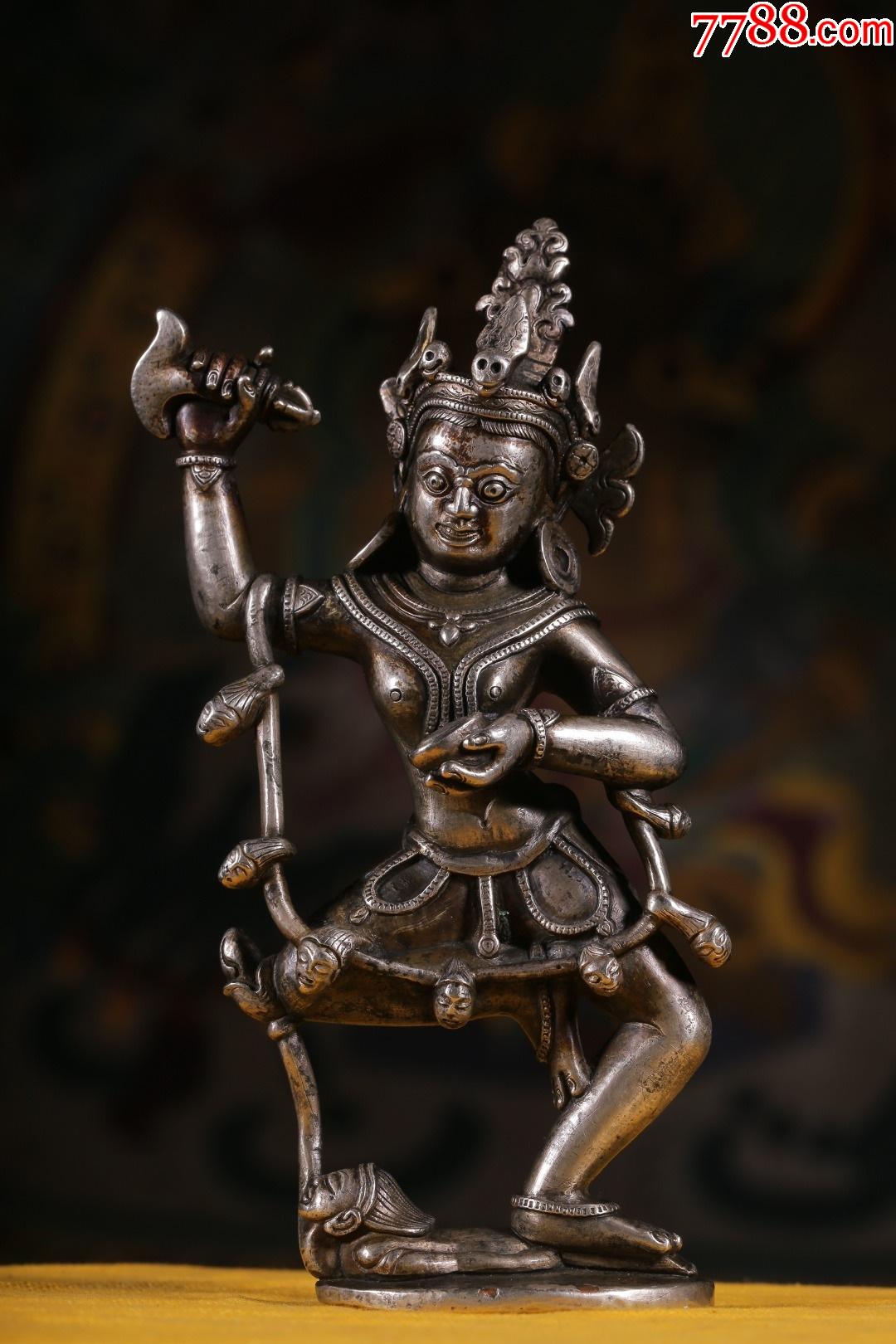 清纯银空行母造像-价格:118000元-se84073087-佛像/造像-零售-7788