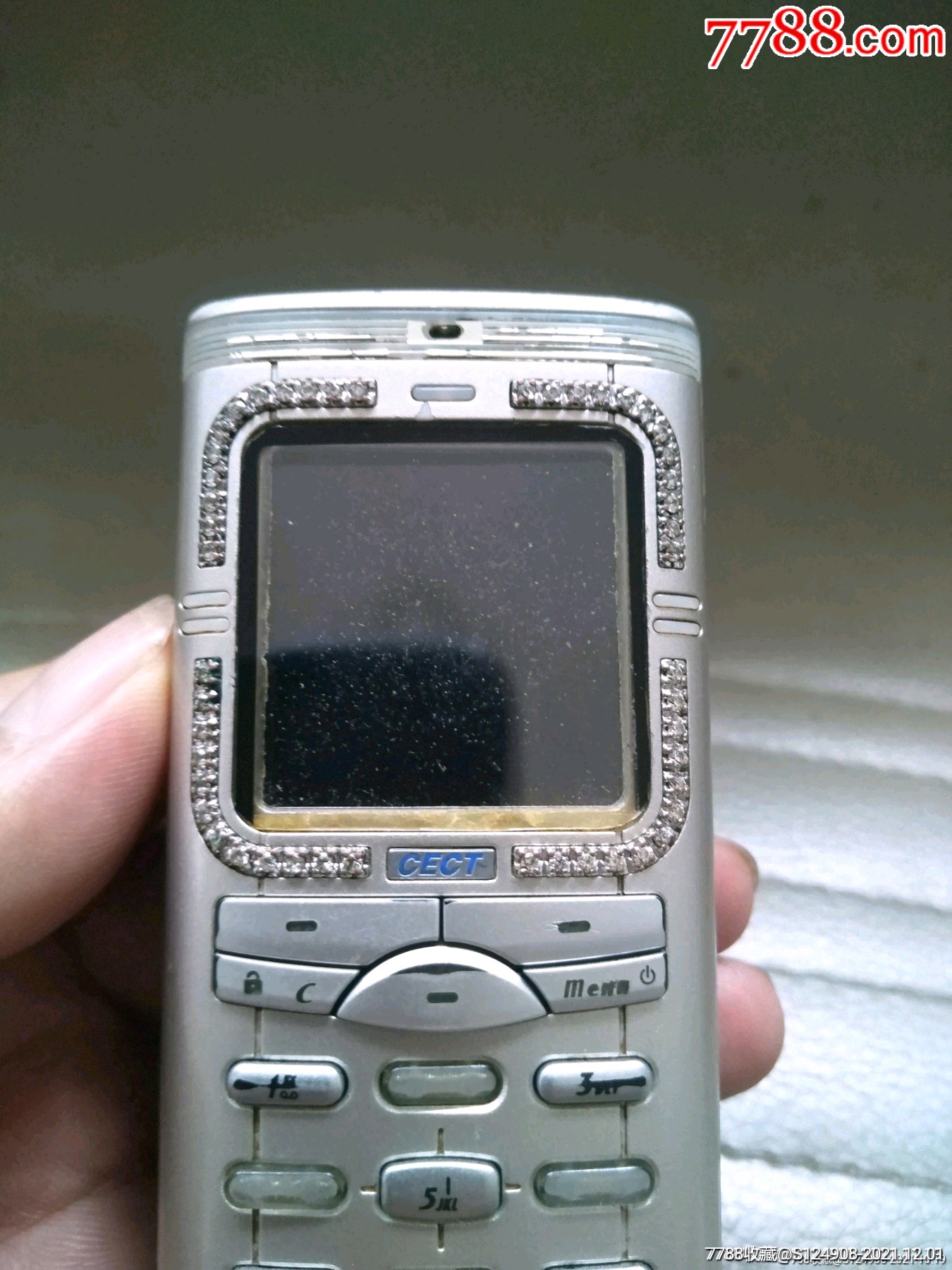 cect少见的镶钻手机_其他手机_作品欣赏_收藏价值_7788油画收藏