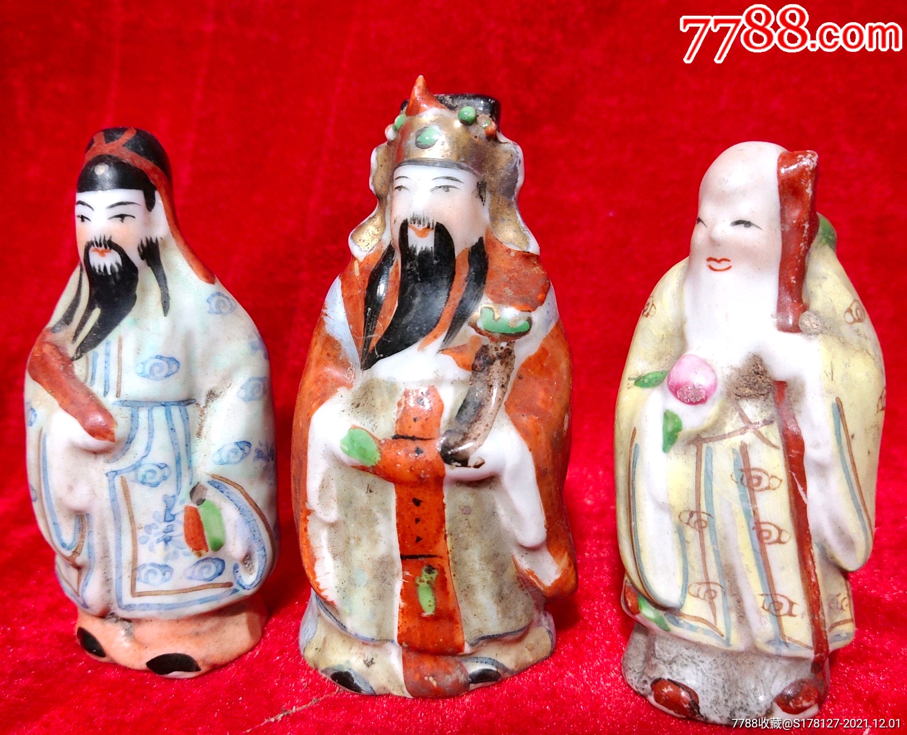 雕塑瓷福禄寿_价格260元_第1张_7788收藏__收藏热线