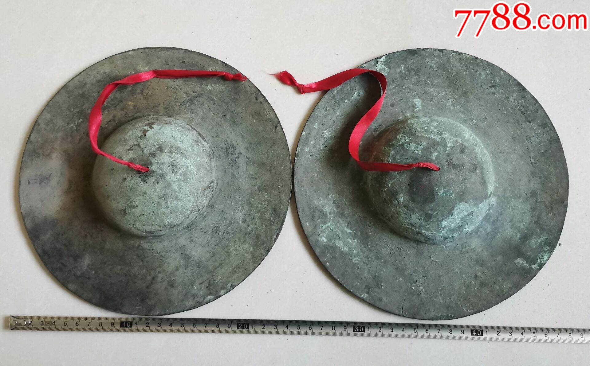 清代老铜镲铜钹响器,1只边有裂_锣/钹/镲_图片价格_收藏回收_7788粮票
