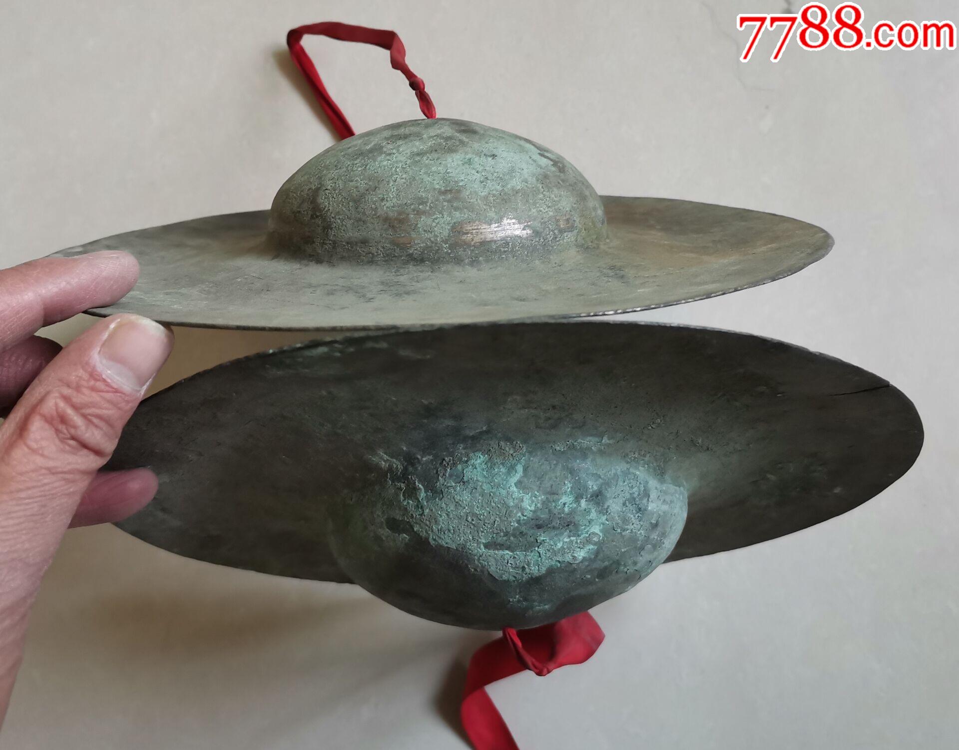清代老铜镲铜钹响器,1只边有裂_价格180元【云溪缘】_第1张_7788商城