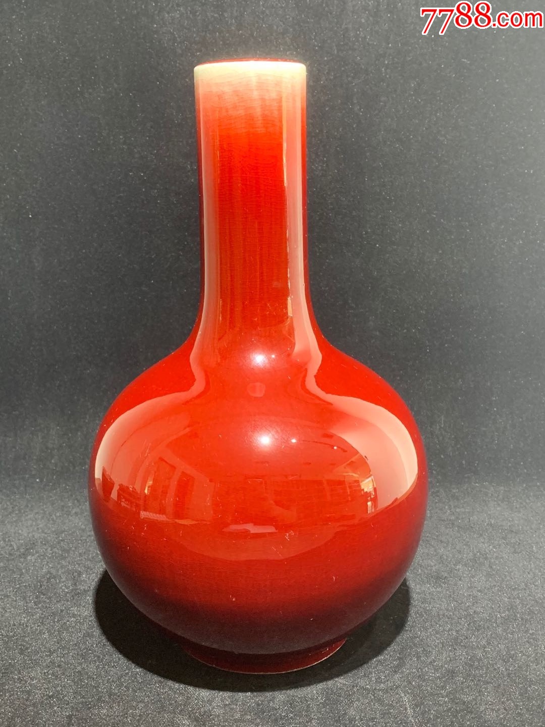 景德镇建国瓷厂老花瓶摆件文革567老厂货收藏a281