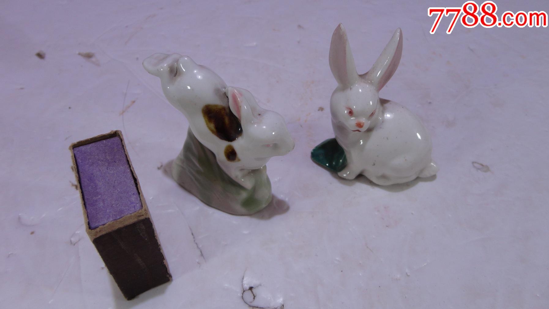 八十年代兔子摆件