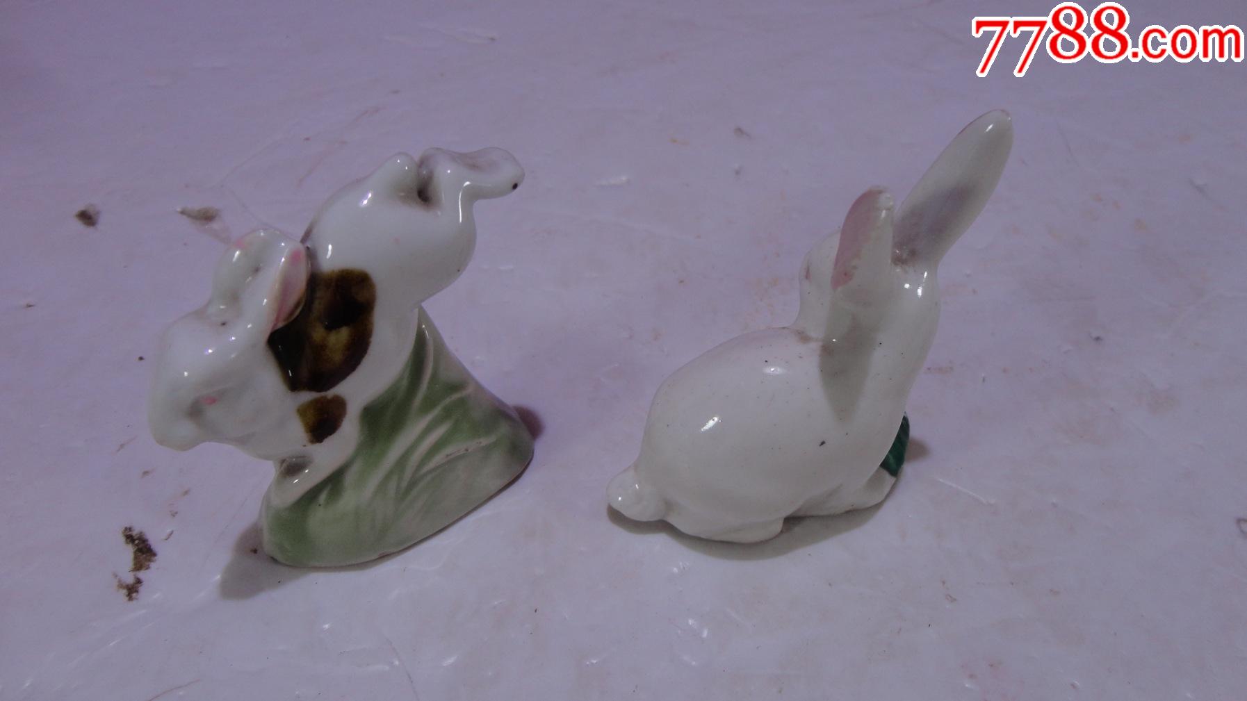 八十年代兔子摆件