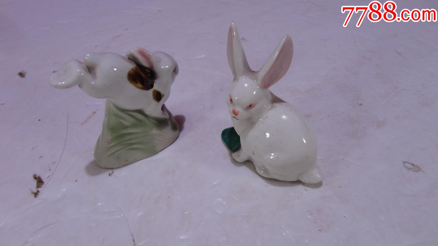 八十年代兔子摆件