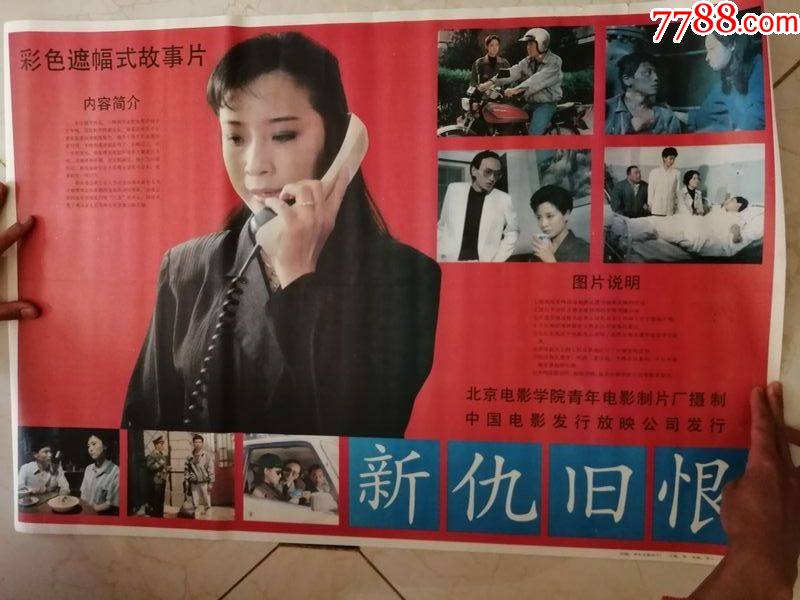 电影海报新仇旧恨对开