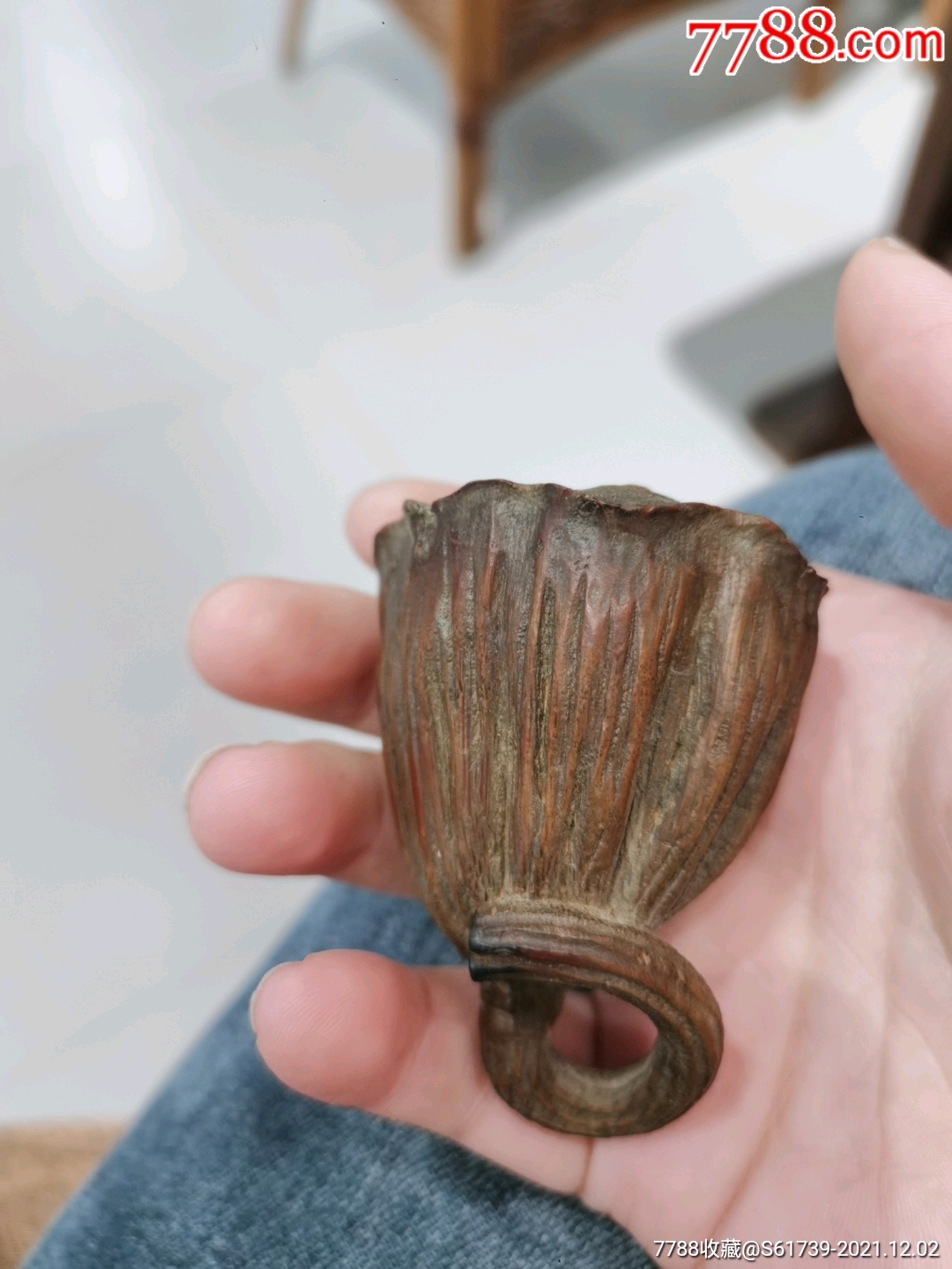 清代木莲藕_木雕摆件_第2张_7788小人书