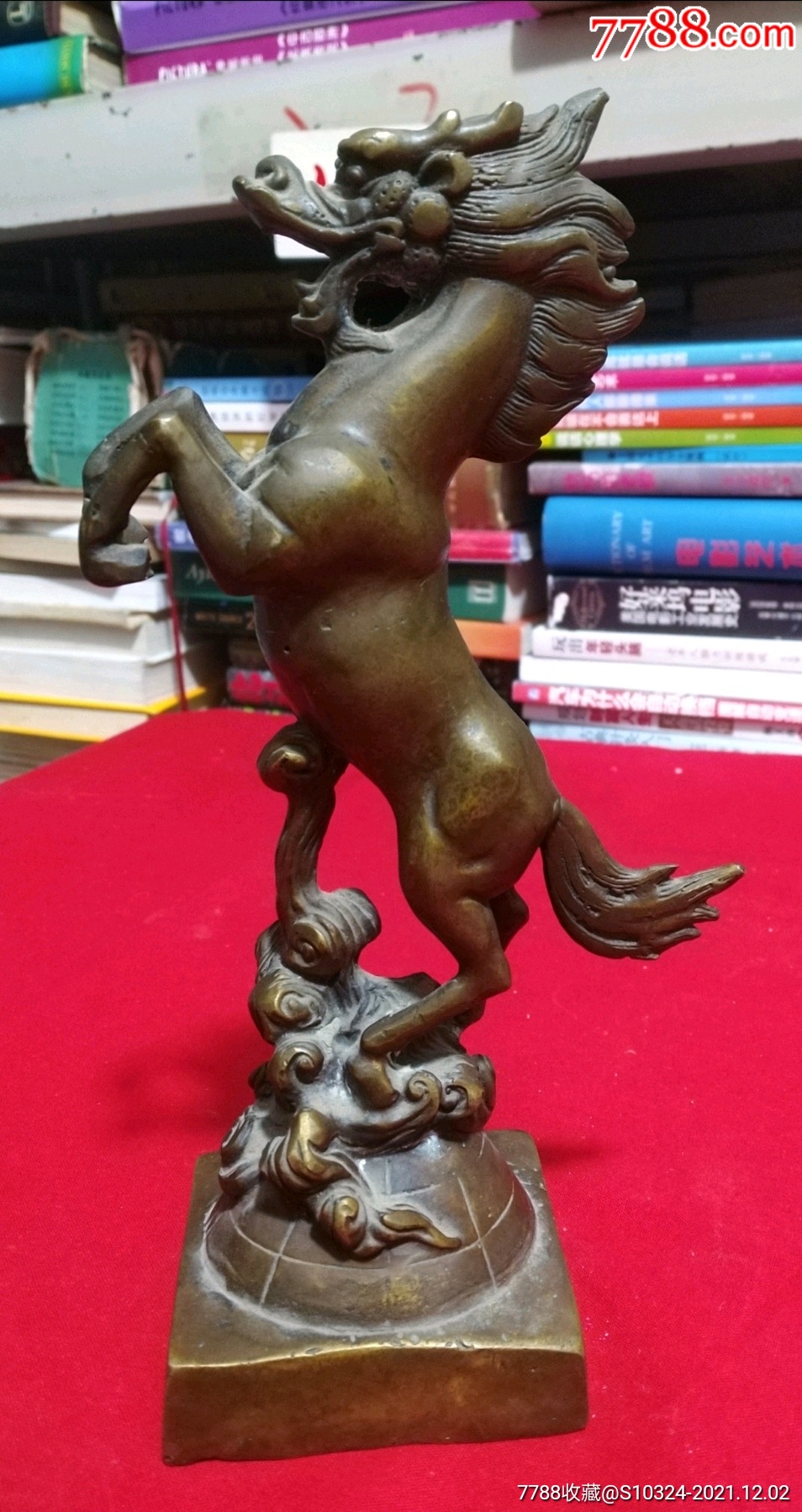 龙马神龟摆件包浆好