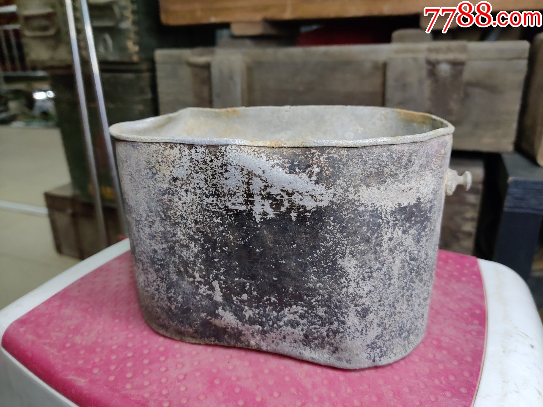 红军饭盒老物件八路军新四军行军铝饭盒抗联游击队抗战解放战争抗美