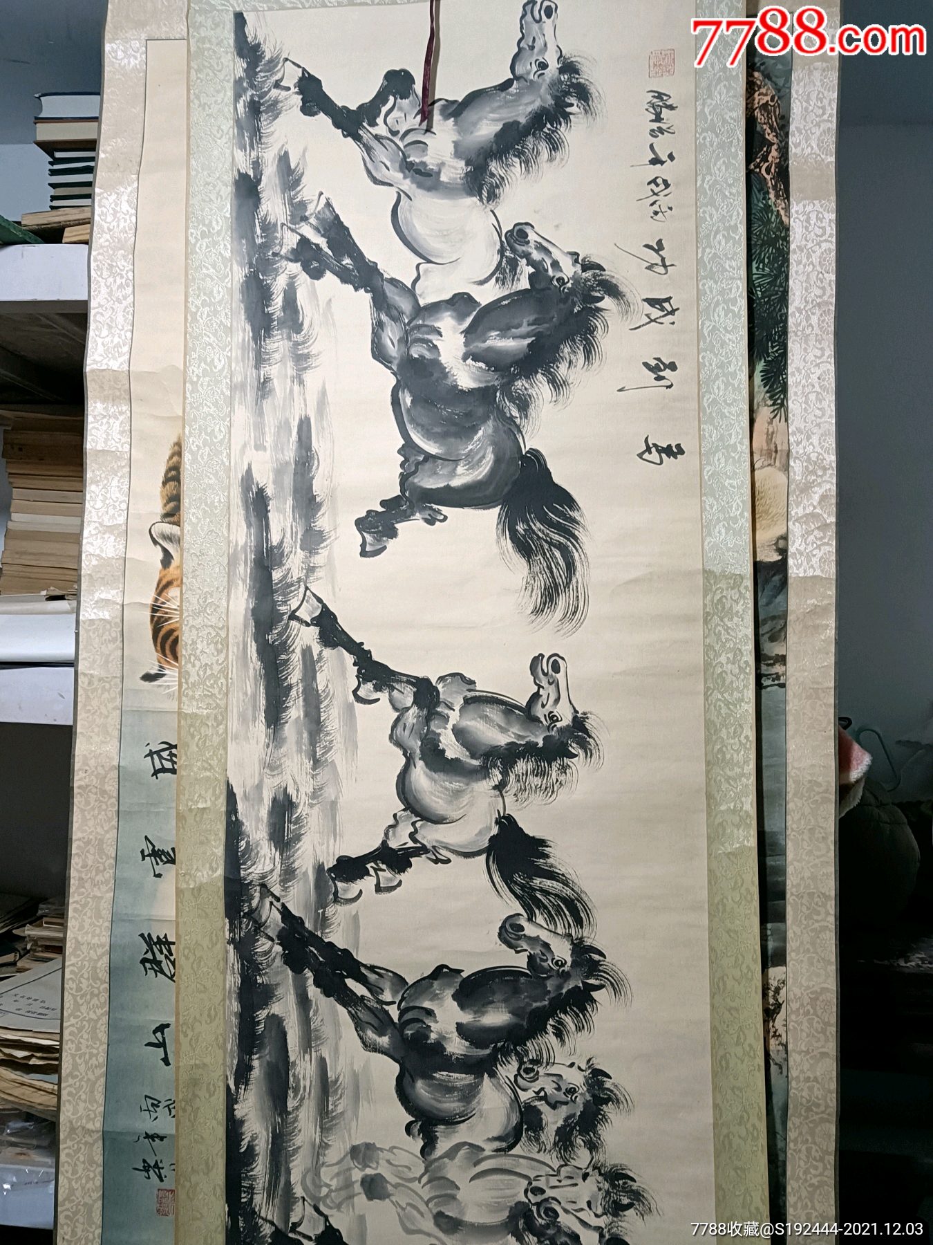 陈增胜八骏图_价格9800元【岳藏阁】_第1张_7788收藏__收藏热线