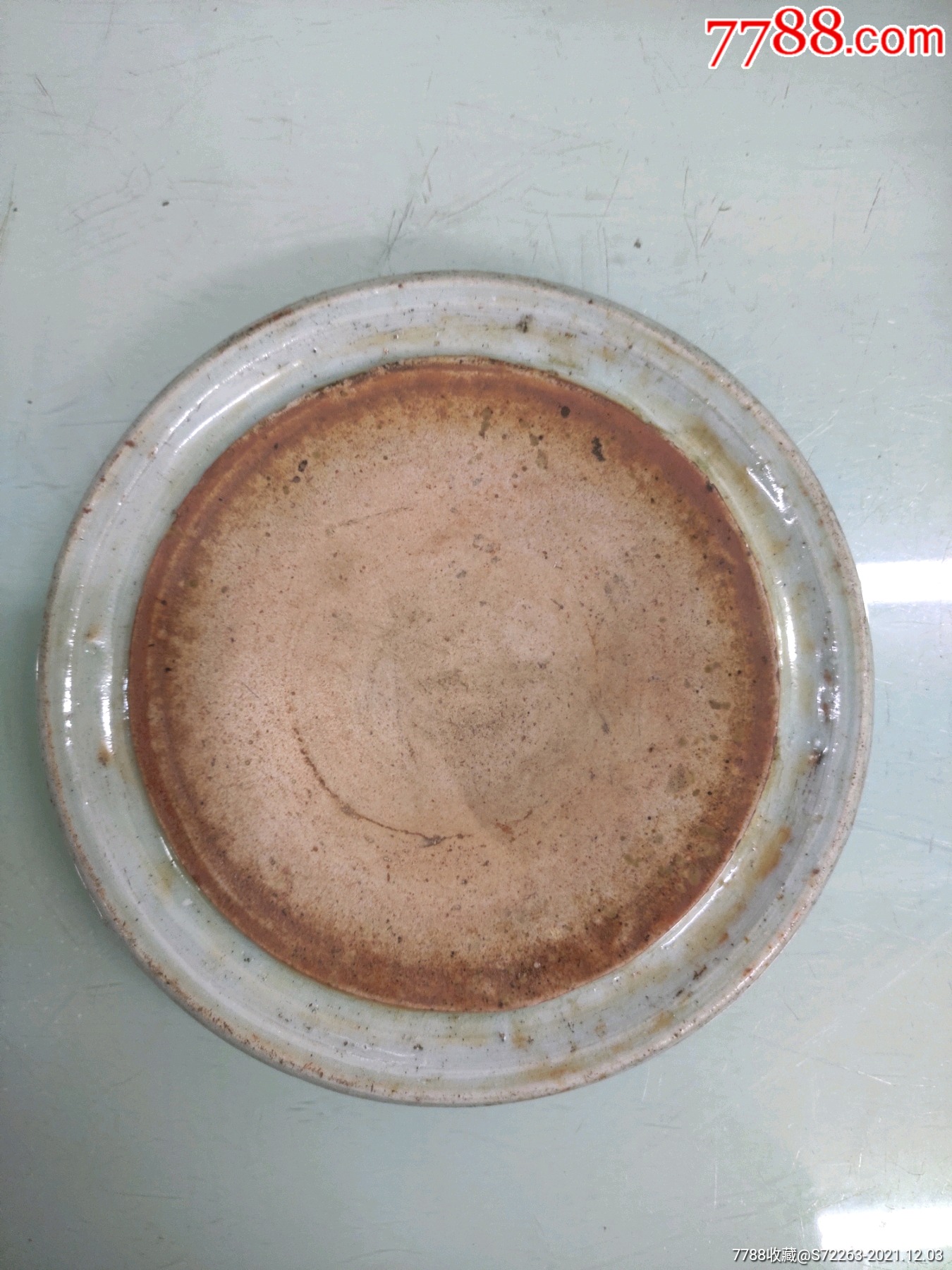 清代全品青釉砚台-价格:328元-se84122166-青白瓷/影青瓷-零售-7788