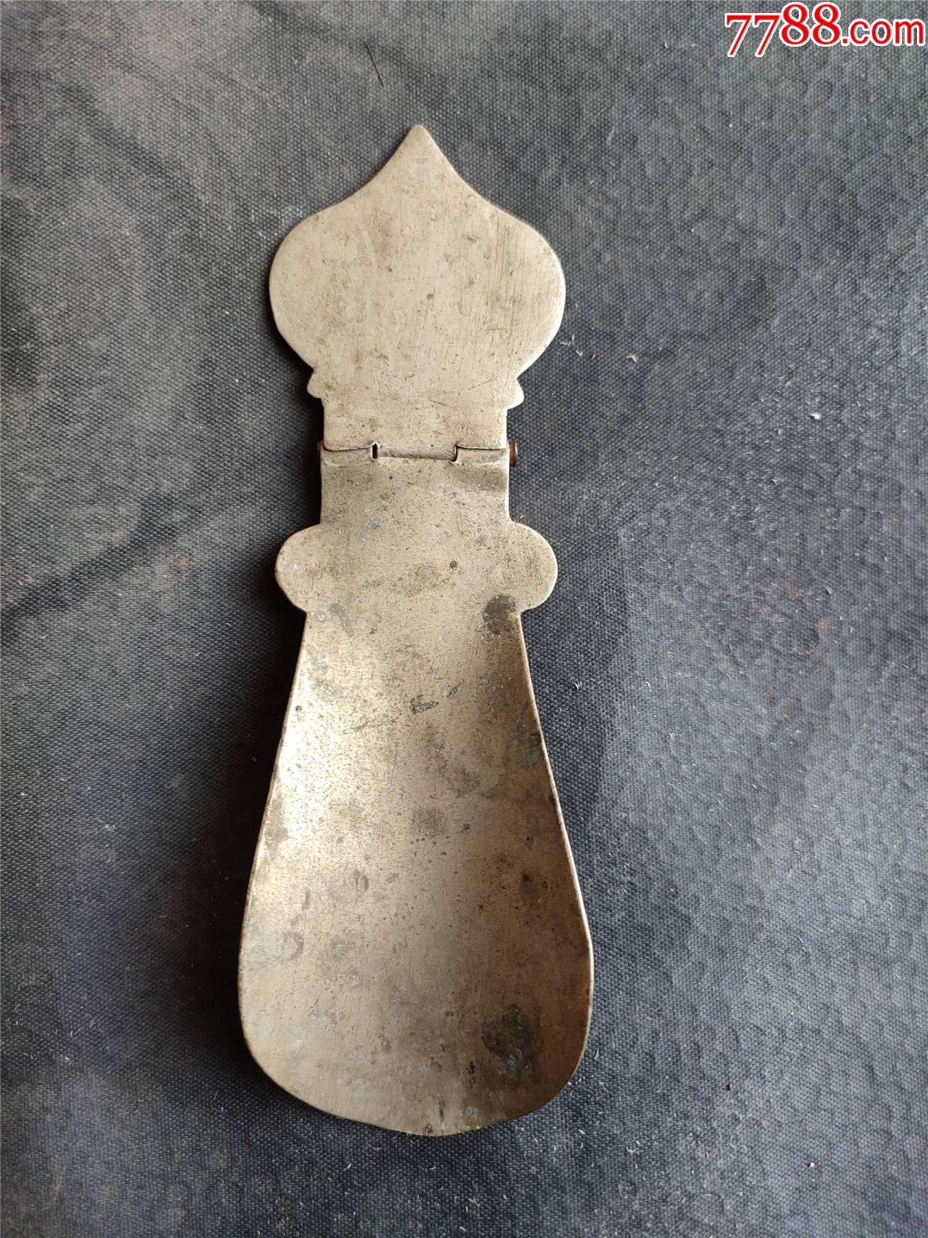 全品白铜铜器鞋拔子全品如图所示
