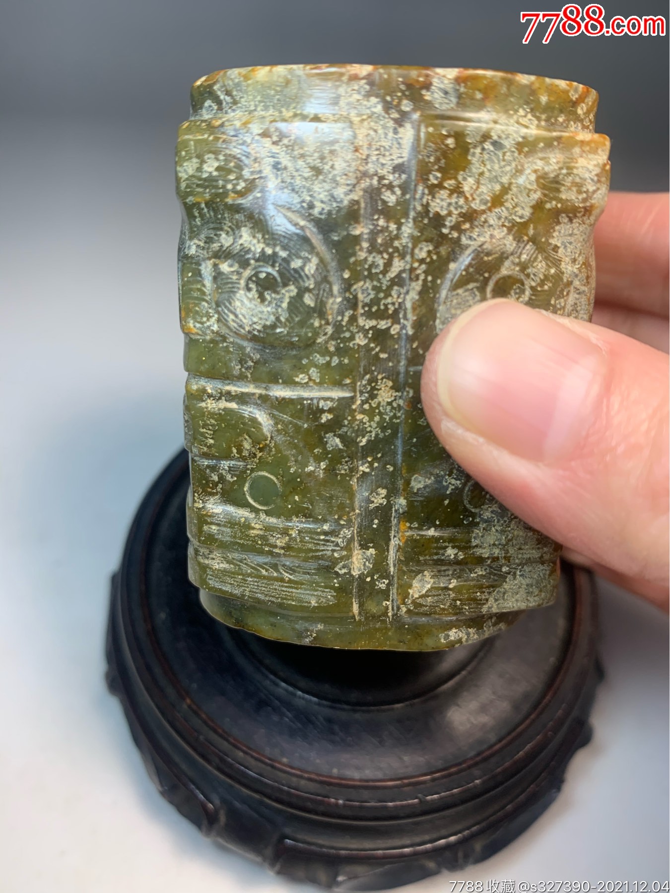 老玉红山文化良渚文化高古玉玉琮