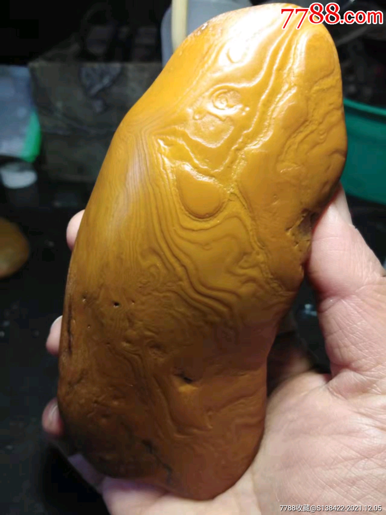 黄蜡石画面奇石