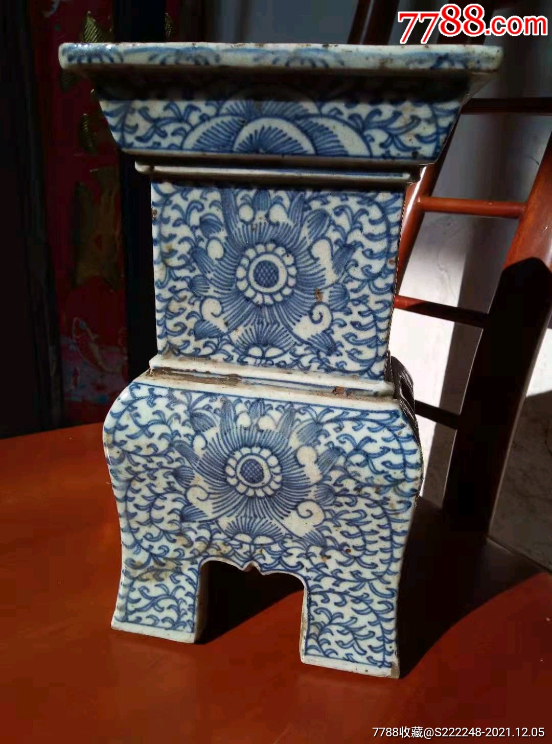 佛前五供香炉青花-价格:6500元-se84150847-青花瓷-零售-7788酒标收藏