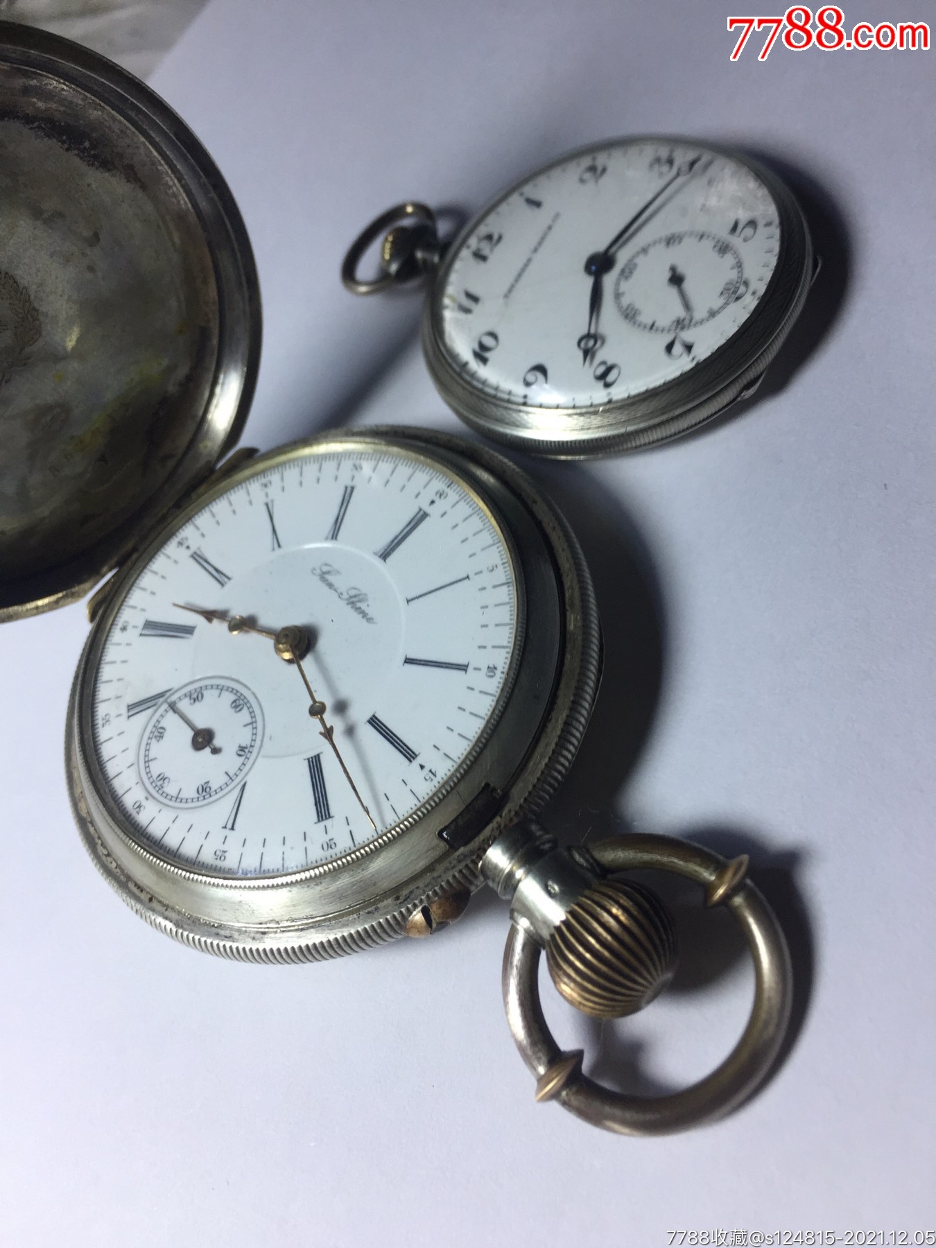 一枪打两块纯银怀表