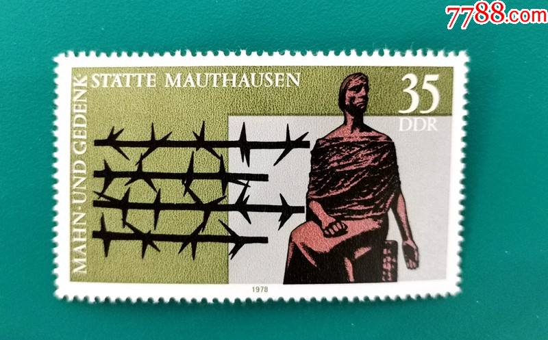 德国邮票2356二战反法西斯纪念碑1全原胶新3302