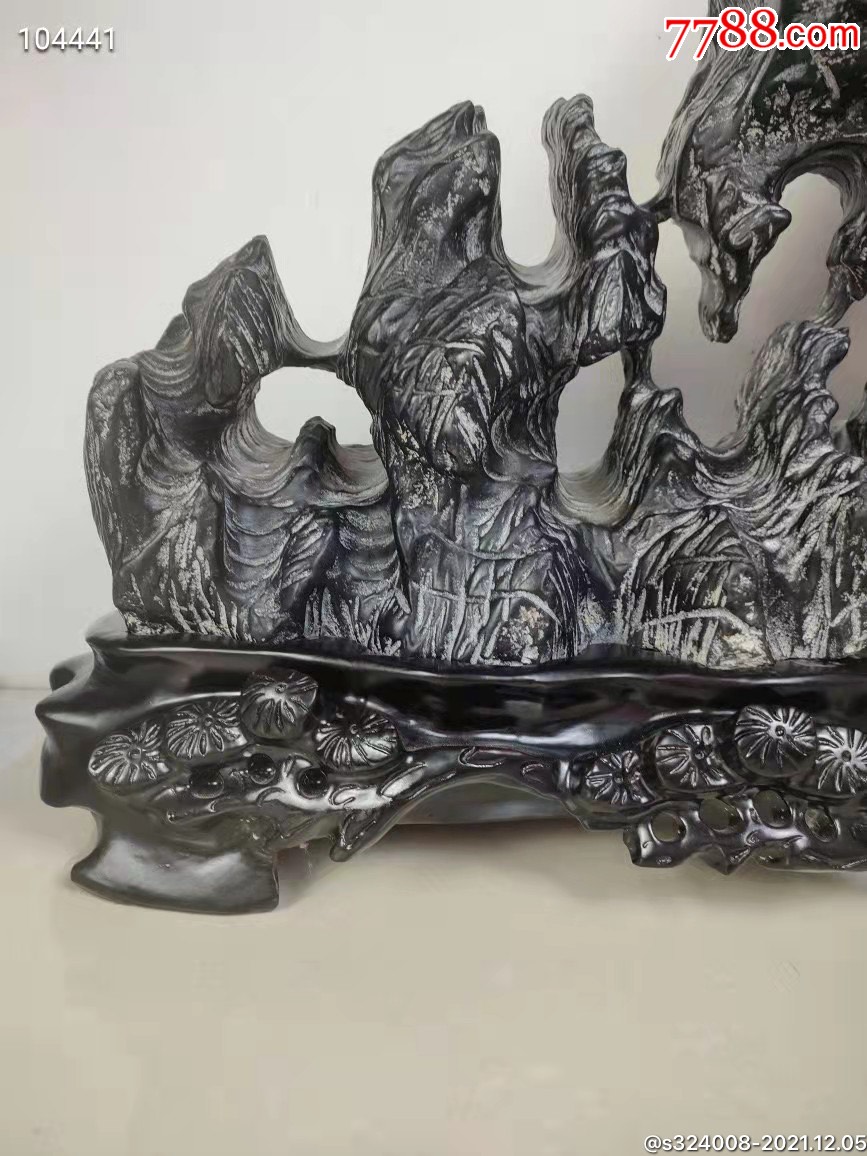 山峰型灵璧石赏石造型独特高端大气传世物件