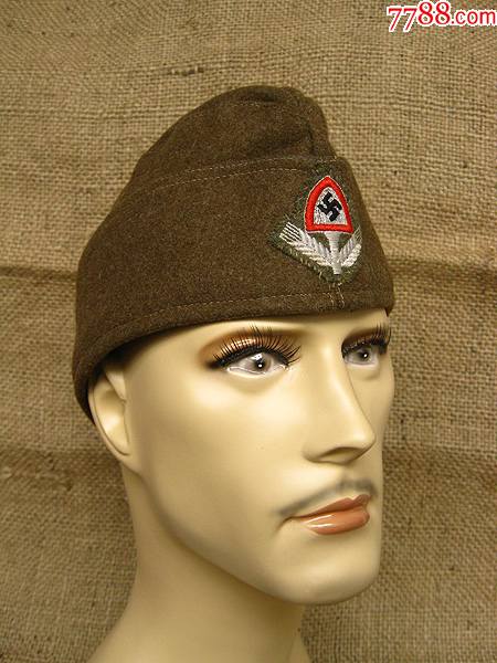 二战德军船形帽图片