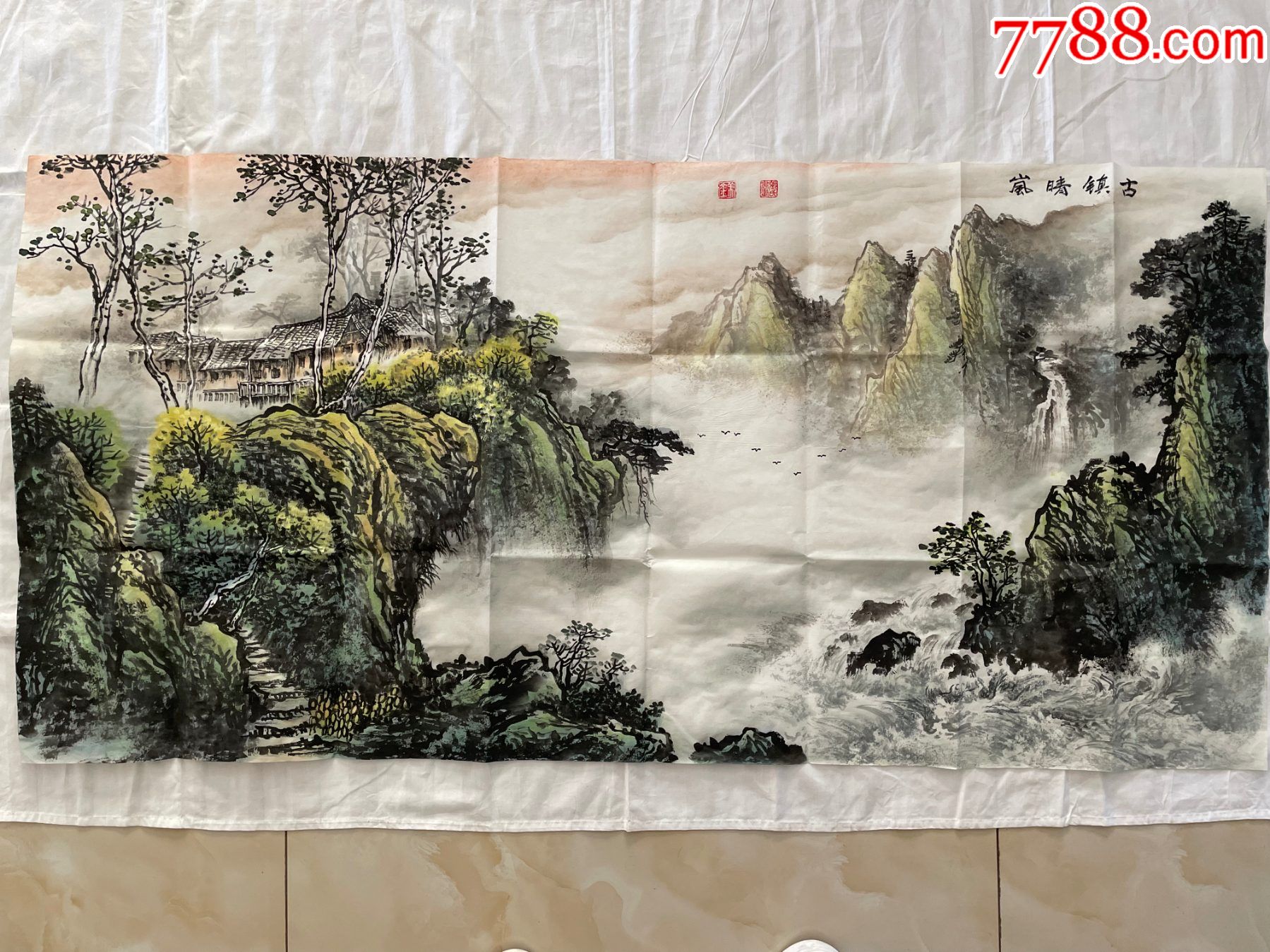 张美金何学斌精品画作