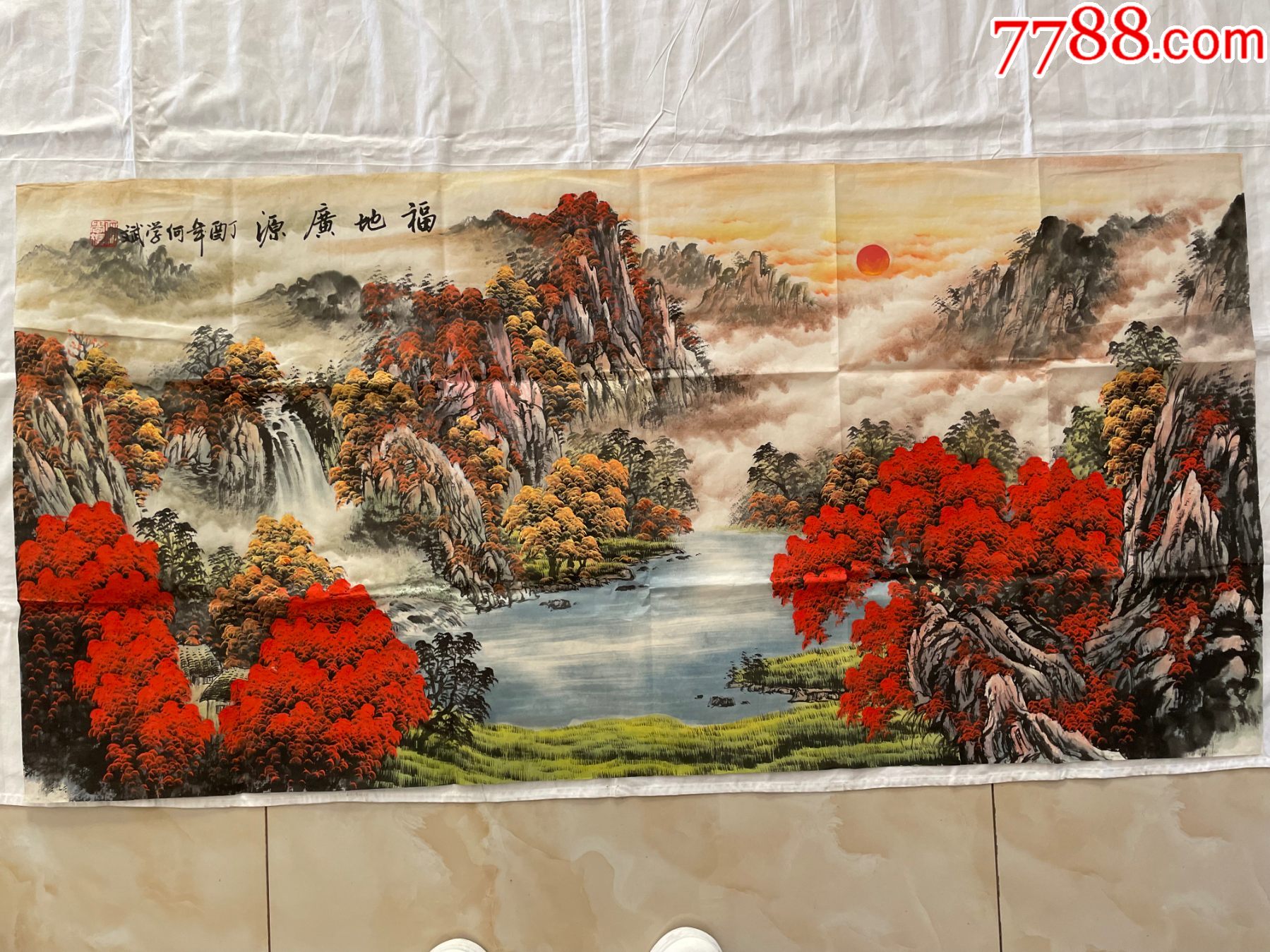 张美金,何学斌精品画作-价格:36800元-se84167727-山水国画原作-零售