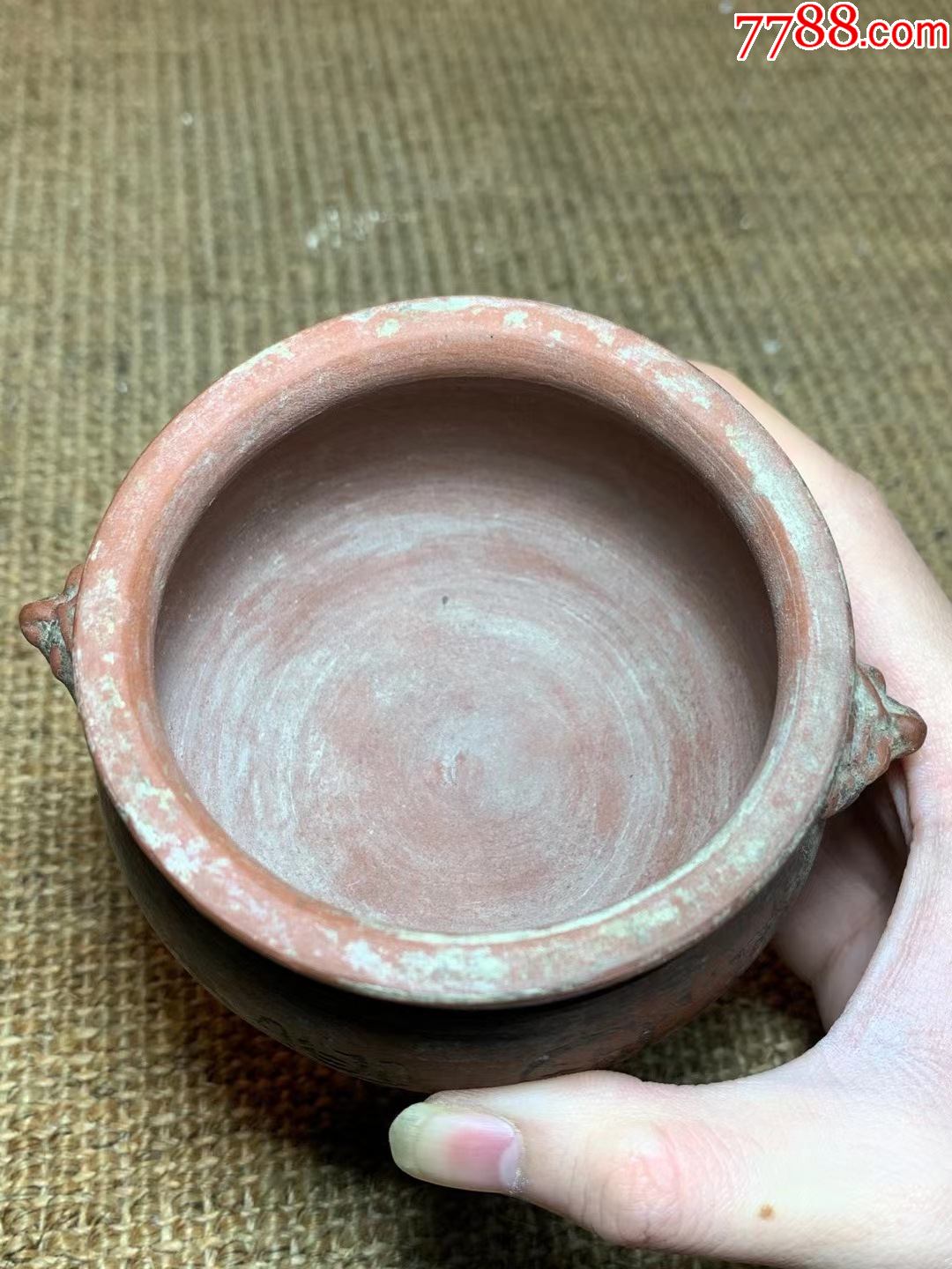 清代紫砂朱泥篆书宝鼎香炉_其他紫砂_第8张_7788纸艺