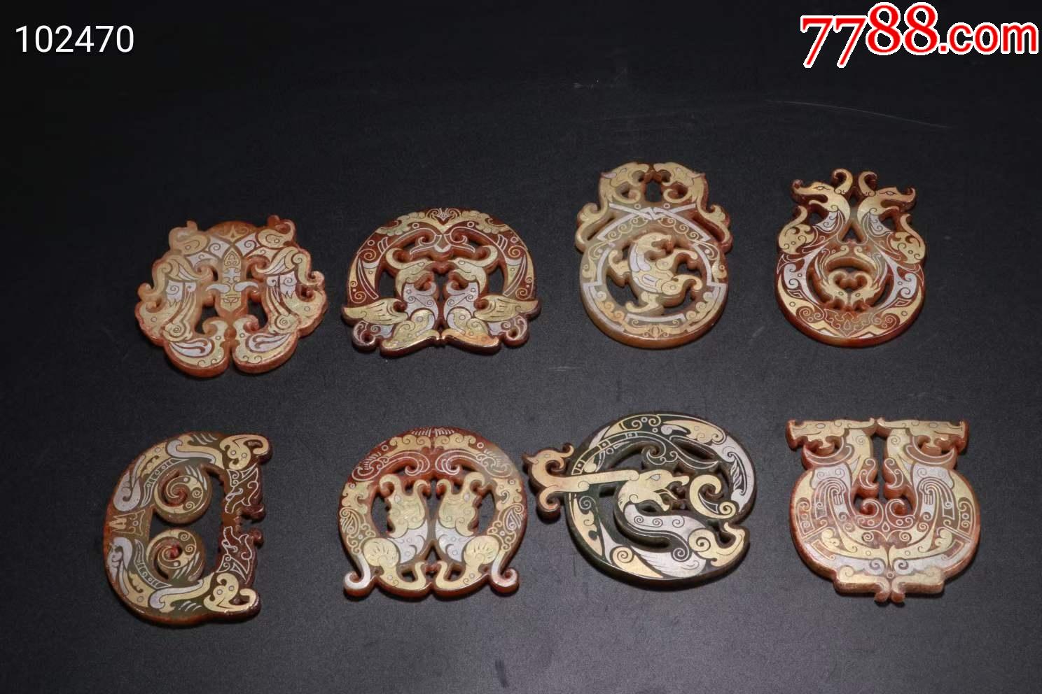 战汉错金错银工艺玉璧-价格:900元-se84168373-其他玉石/玉器-零售