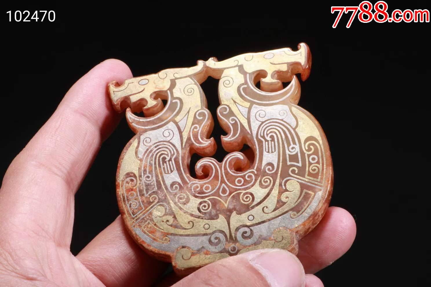 战汉错金错银工艺玉璧-价格:900元-se84168373-其他玉石/玉器-零售