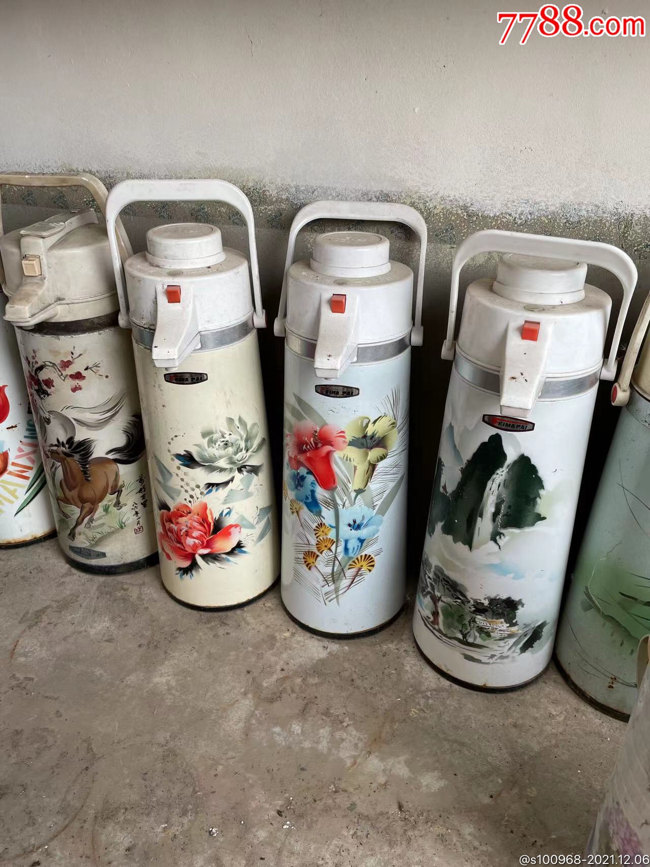 八十年代按压水壶怀旧精品