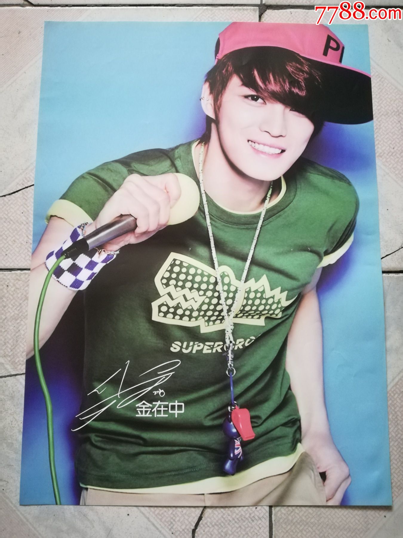 4开韩国名星海报金在中签名写真4-明星照片/写真-7788商城__七七八八