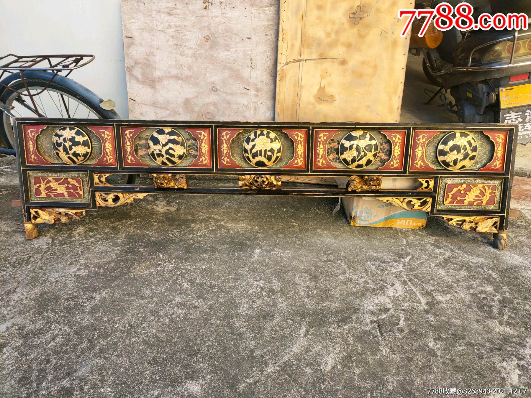 清代潮汕床花品相如图