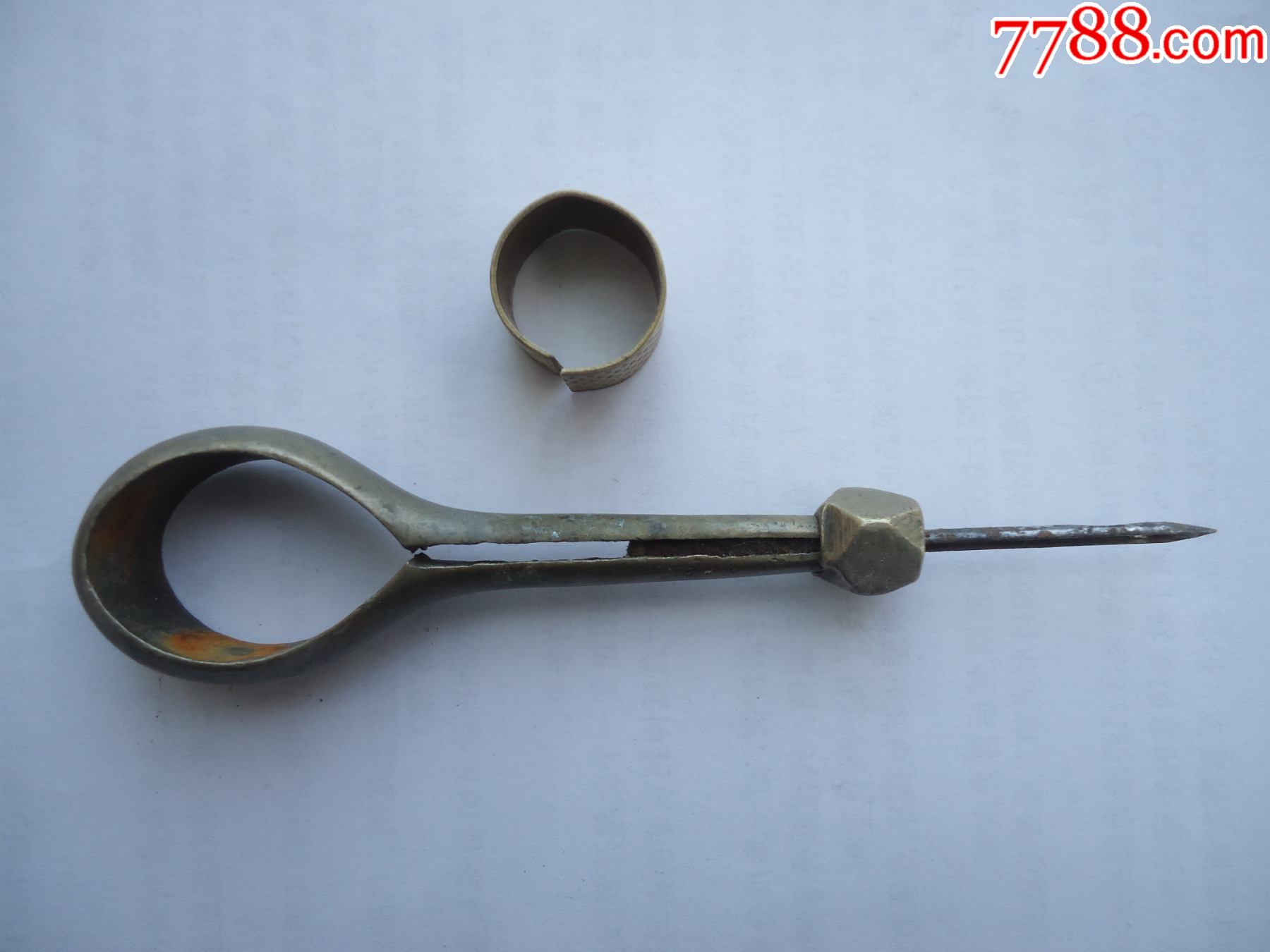 老六棱铜锥子铜顶针